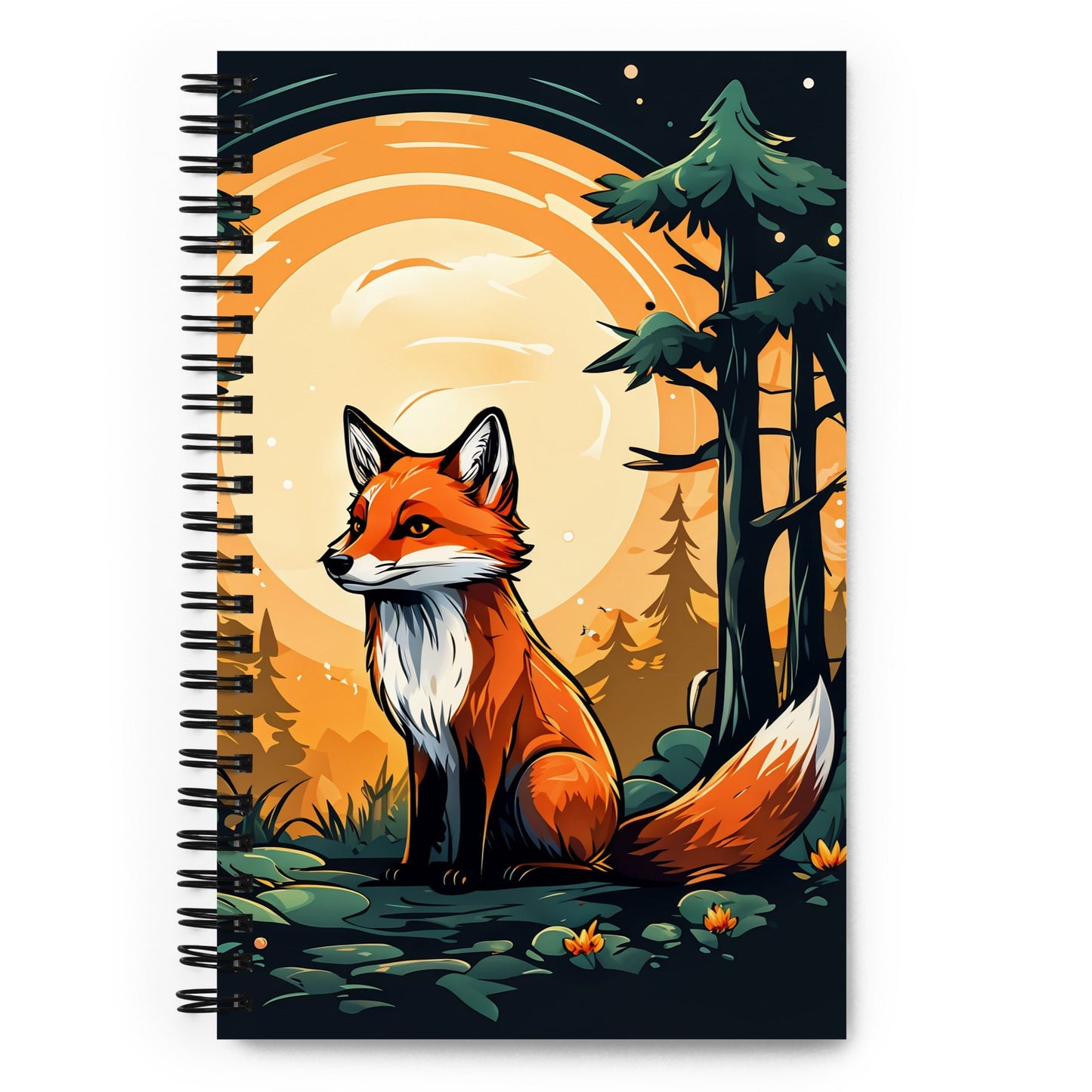 Fox In The Forest Spiral Notebook - Discovery Co.