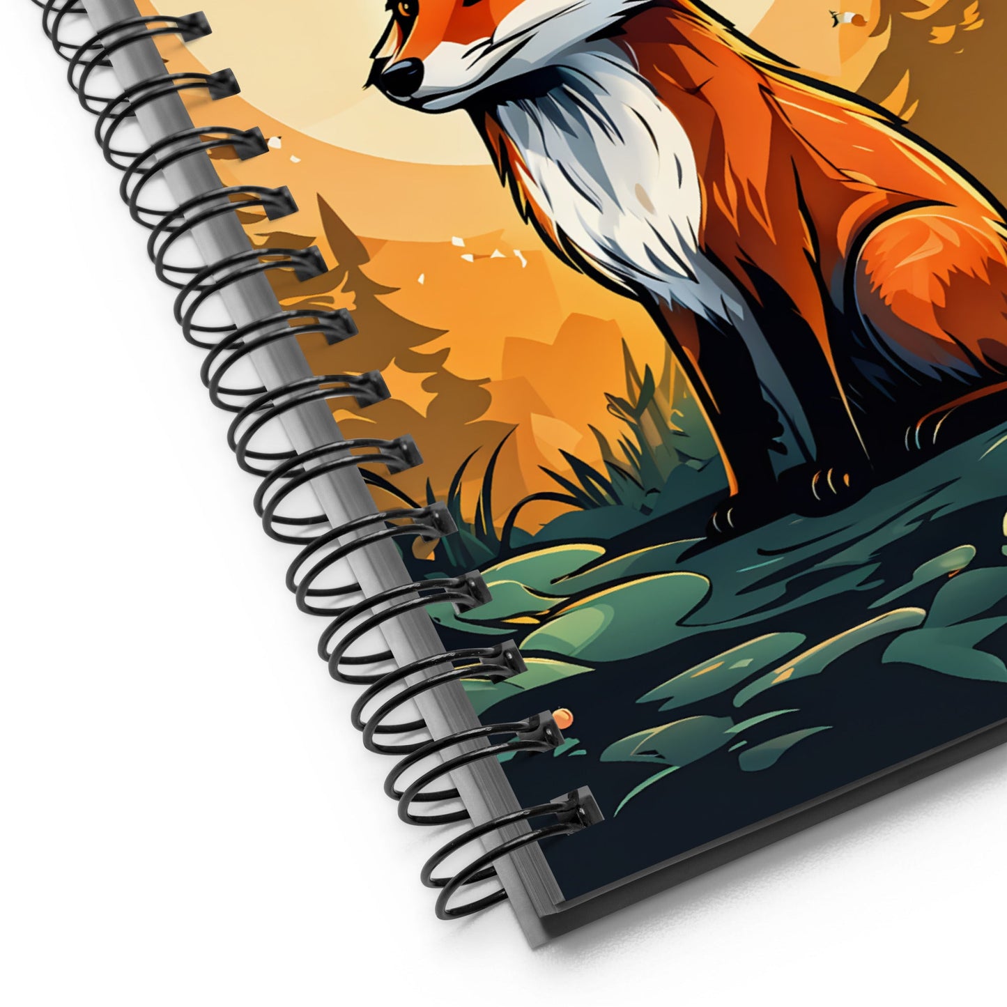 Fox In The Forest Spiral Notebook - Discovery Co.