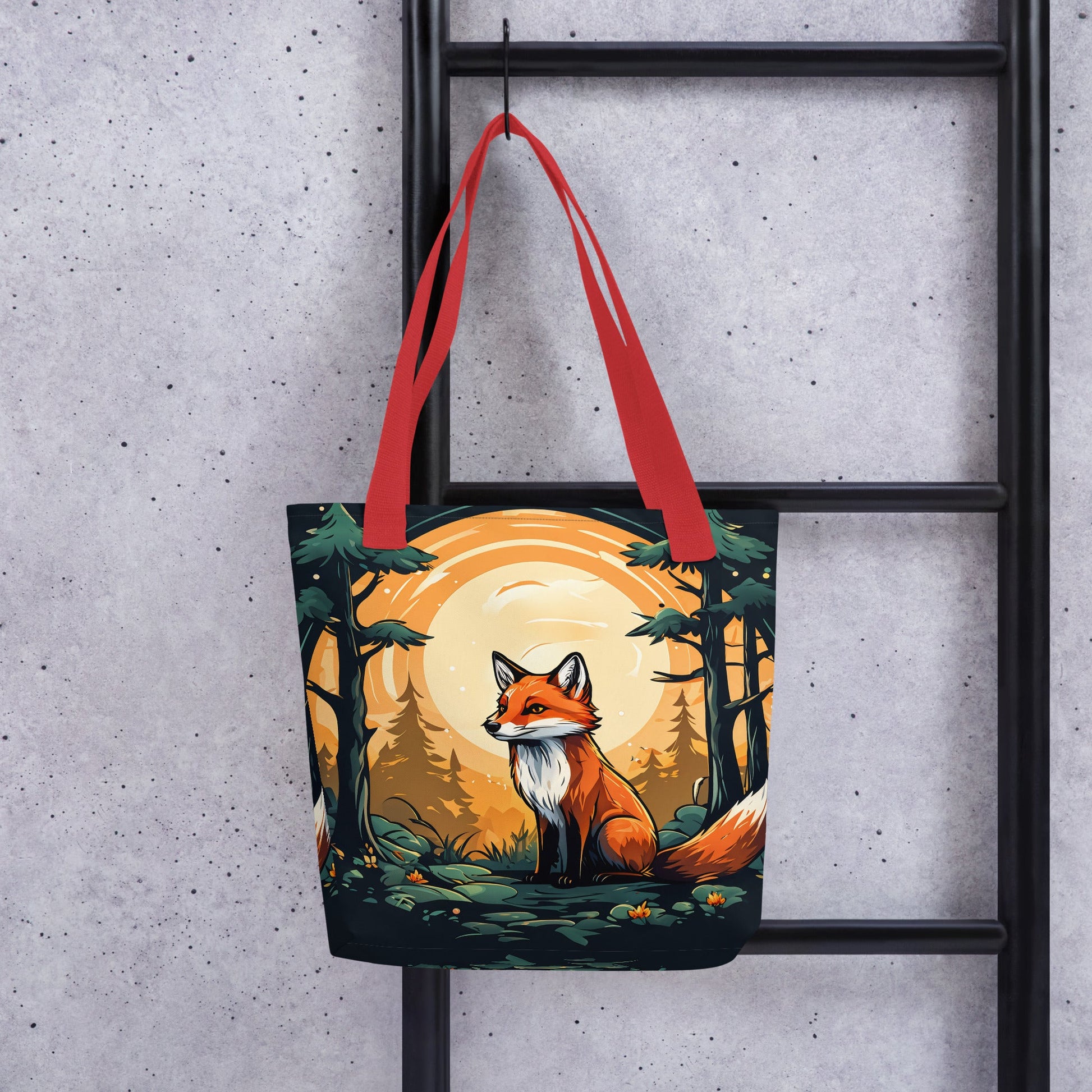 Fox In The Forest Tote Bag - Tote Bags - Discovery Co.