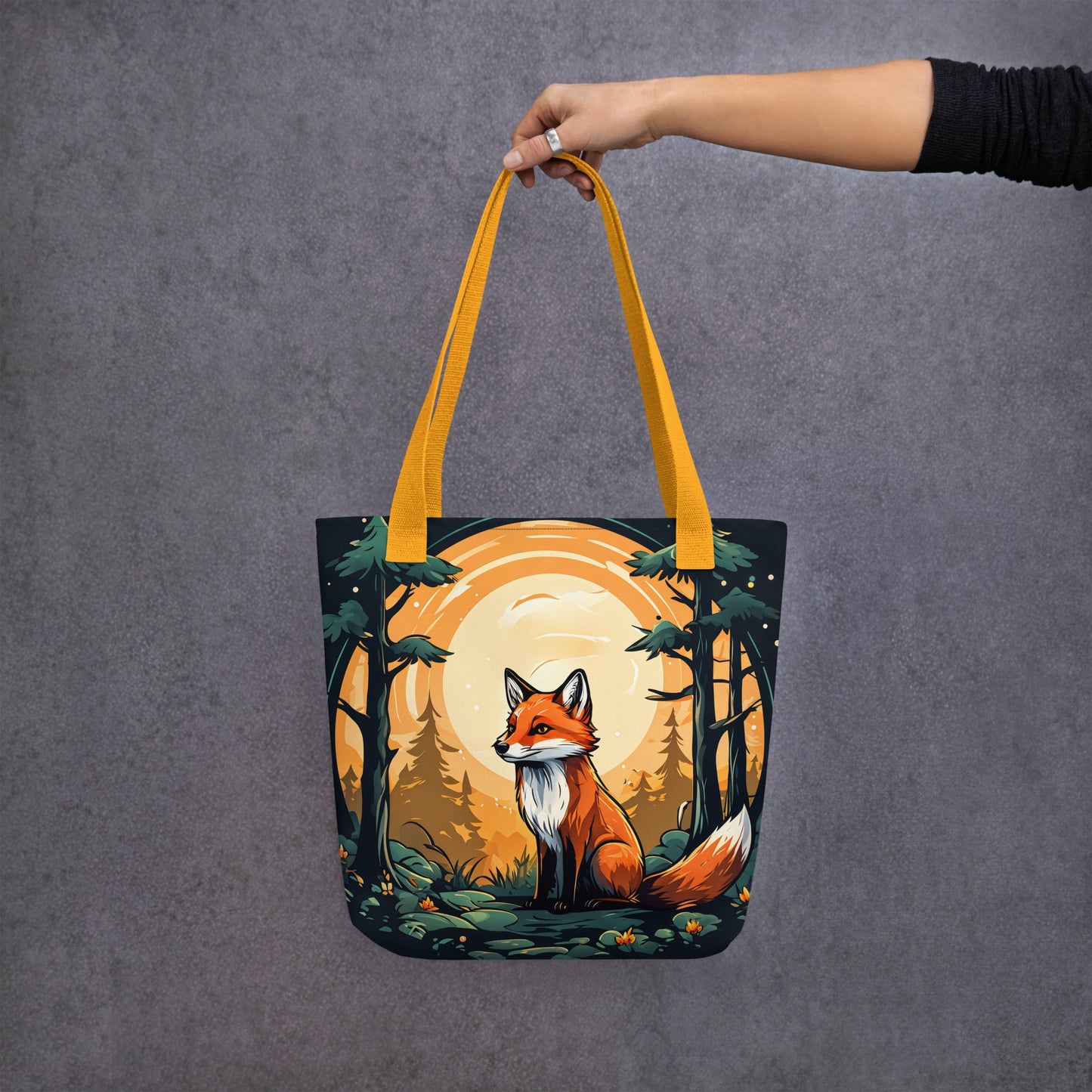 Fox In The Forest Tote Bag - Tote Bags - Discovery Co.