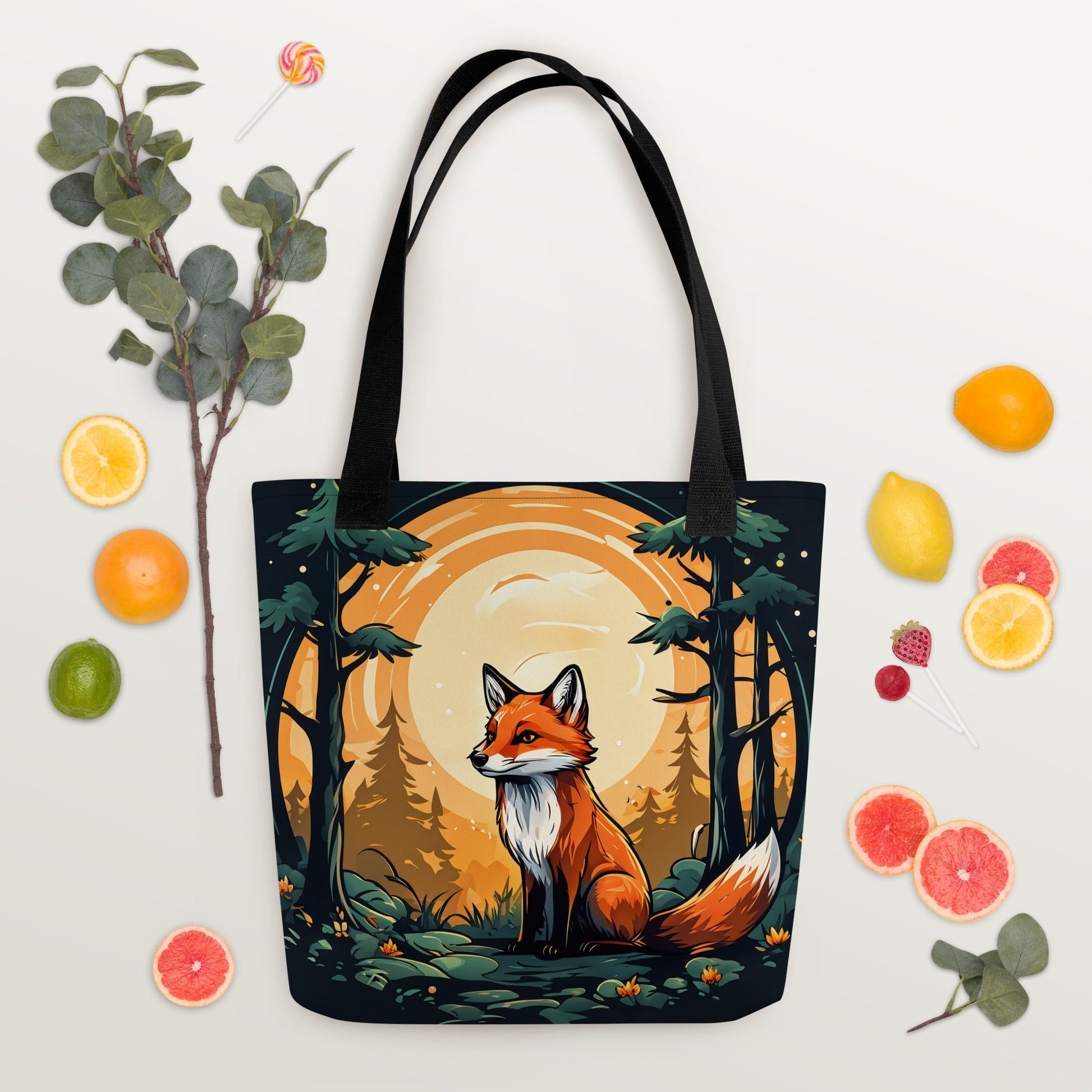 Fox In The Forest Tote Bag - Tote Bags - Discovery Co.