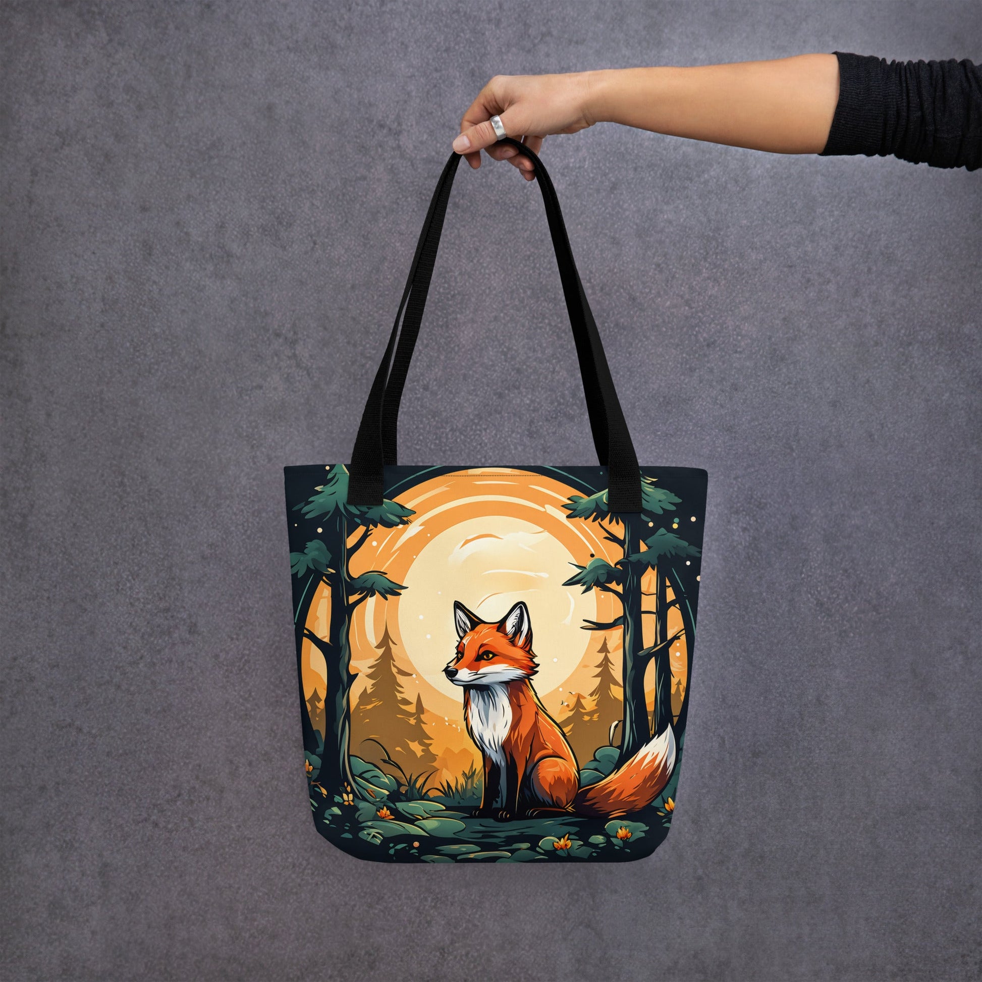 Fox In The Forest Tote Bag - Tote Bags - Discovery Co.