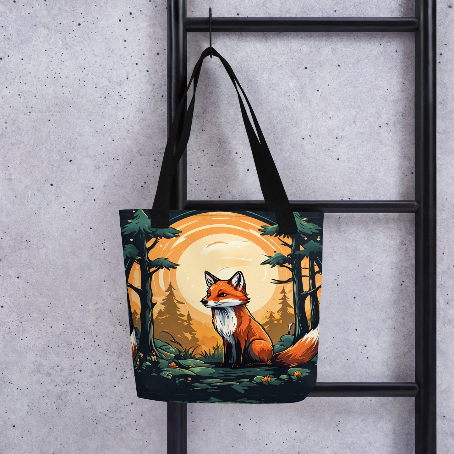 Fox In The Forest Tote Bag - Tote Bags - Discovery Co.