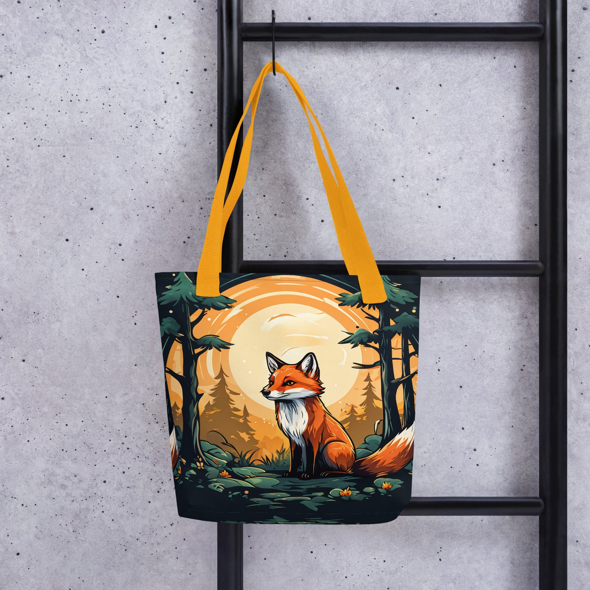 Fox In The Forest Tote Bag - Tote Bags - Discovery Co.