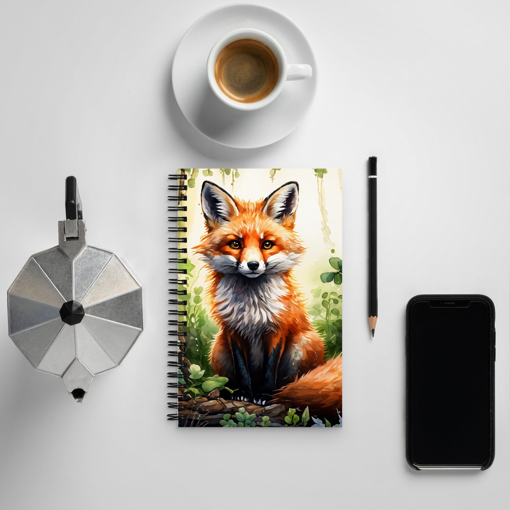 Fox Spiral Notebook - Spiral Notebooks - Discovery Co.