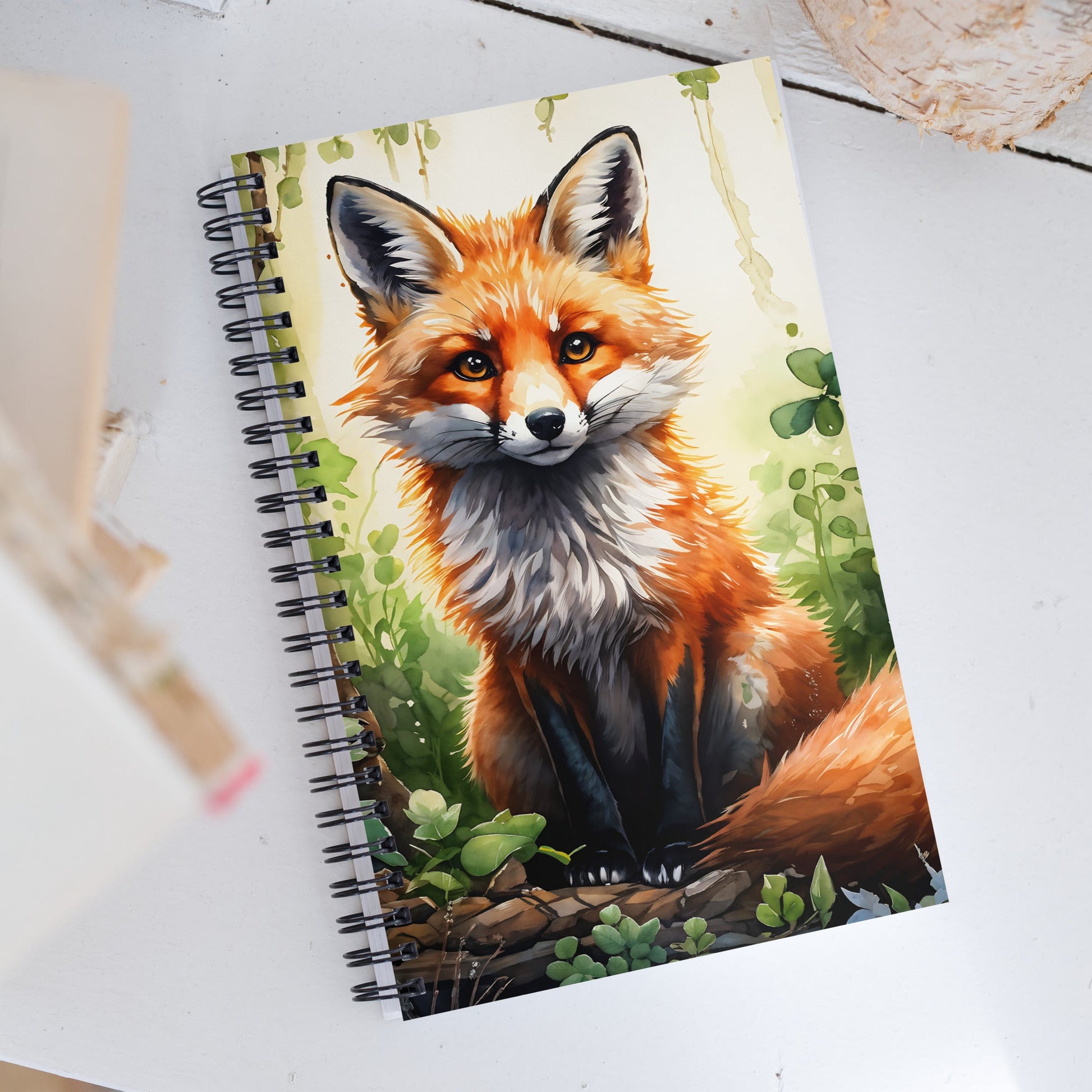 Fox Spiral Notebook - Spiral Notebooks - Discovery Co.