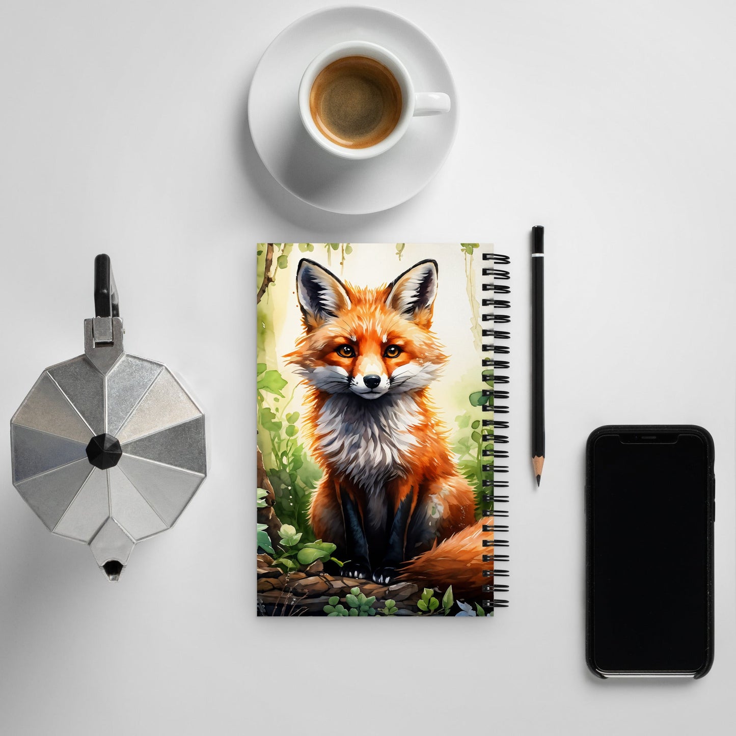 Fox Spiral Notebook - Spiral Notebooks - Discovery Co.