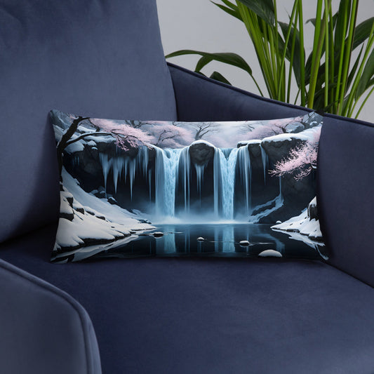 Frozen Waterfall II Basic Pillow - Pillows - Discovery Co.