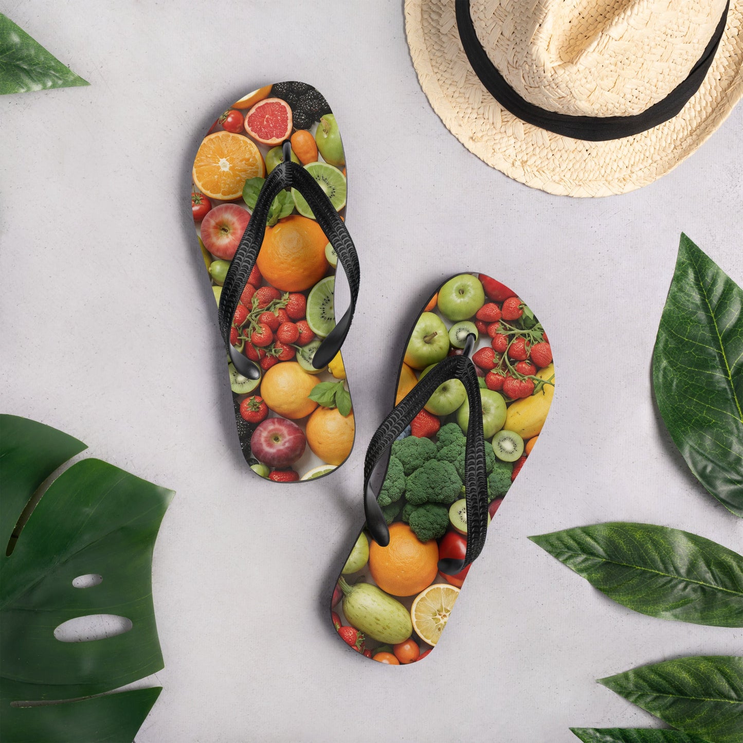 Fruit And Vegetables Flip - Flops - Footwear - Discovery Co.