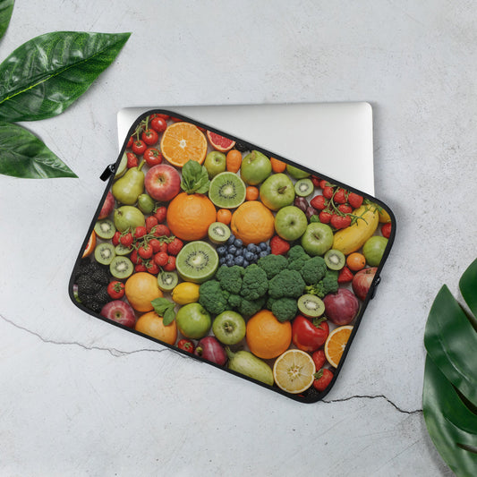 Fruit and Vegetables Laptop Sleeve - Laptop Cases - Discovery Co.