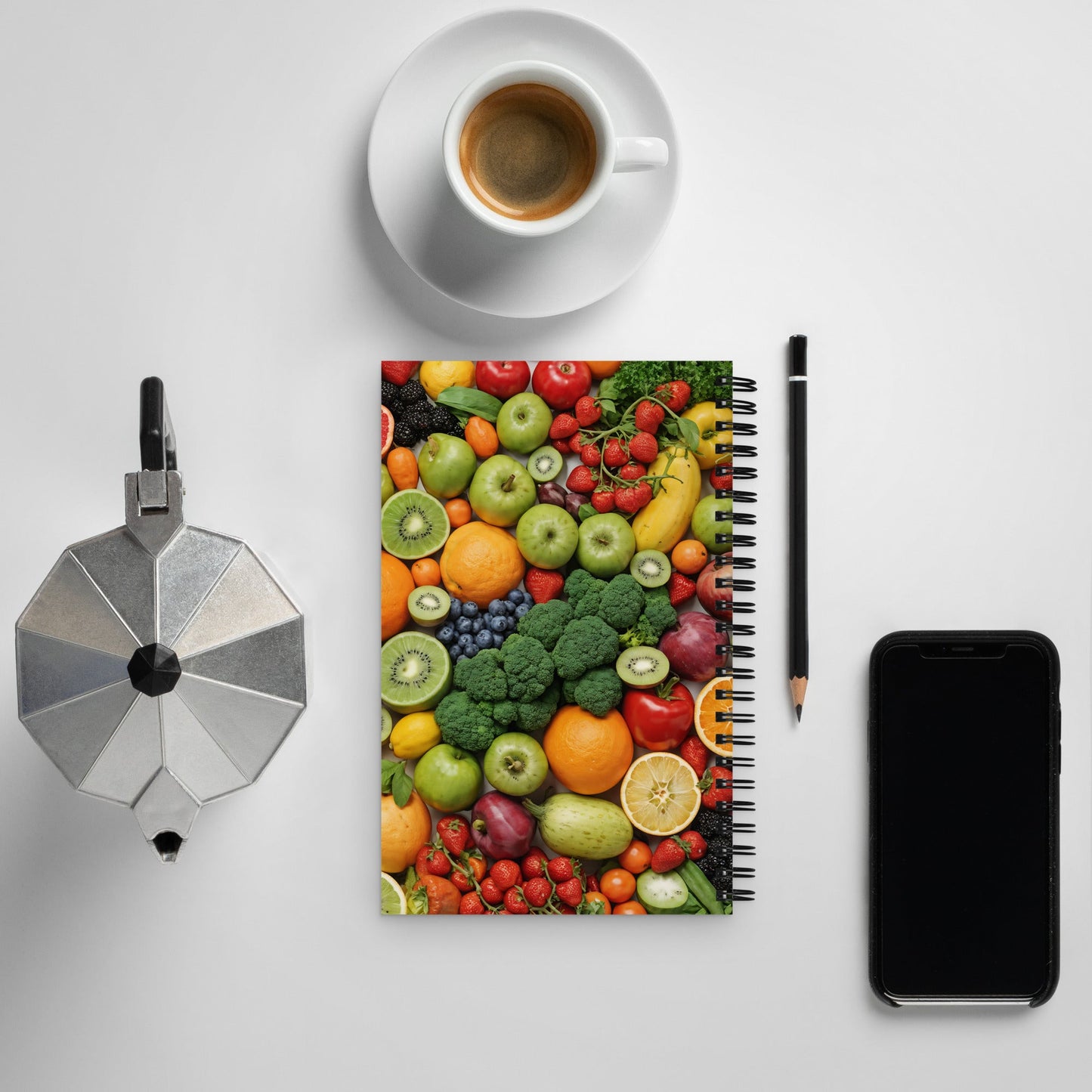 Fruits and Vegetables Spiral Notebook - Spiral Notebooks - Discovery Co.