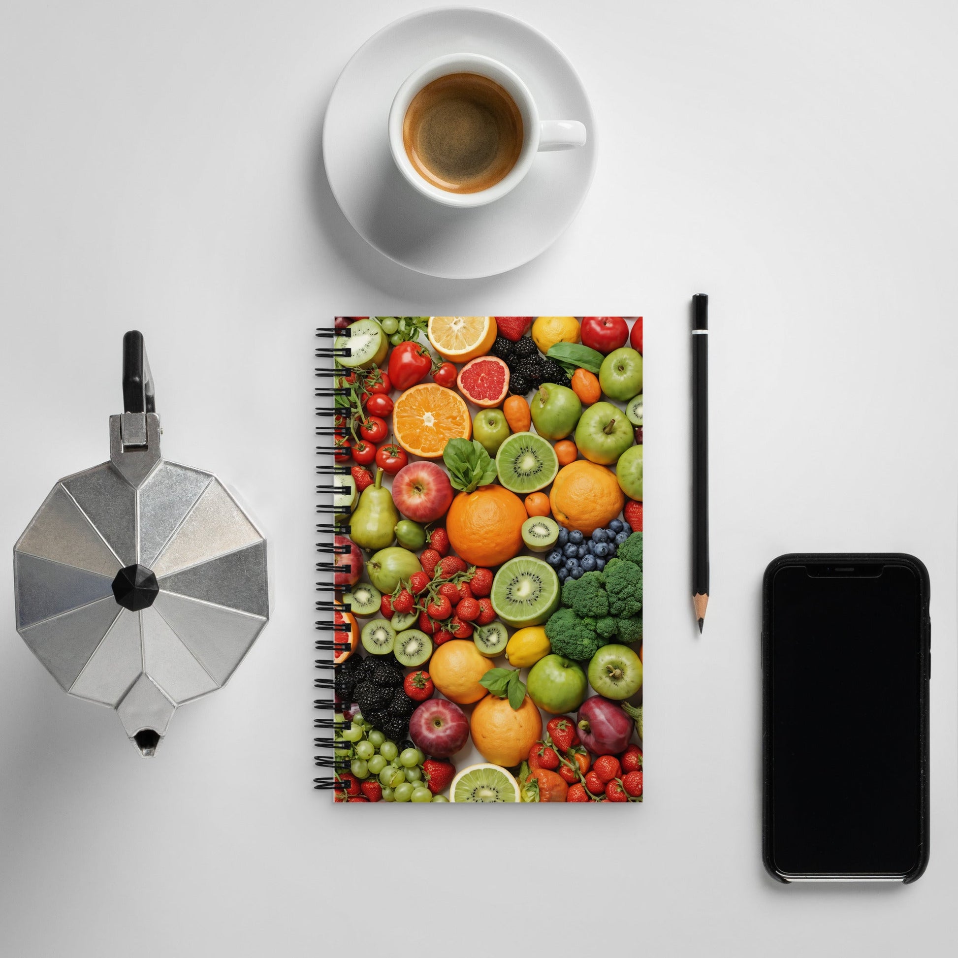 Fruits and Vegetables Spiral Notebook - Spiral Notebooks - Discovery Co.