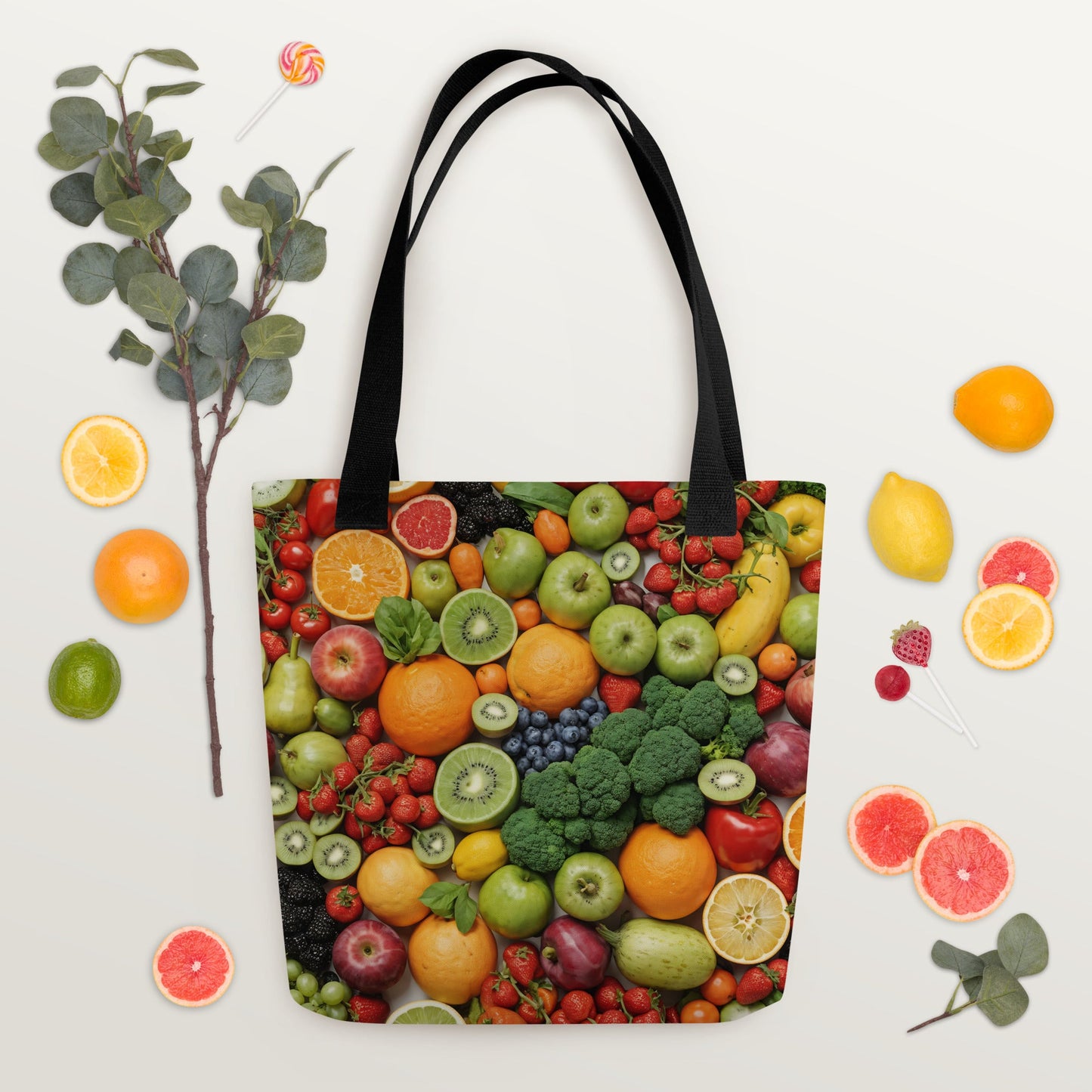 Fruits and Vegetables Tote Bag - Tote Bags - Discovery Co.