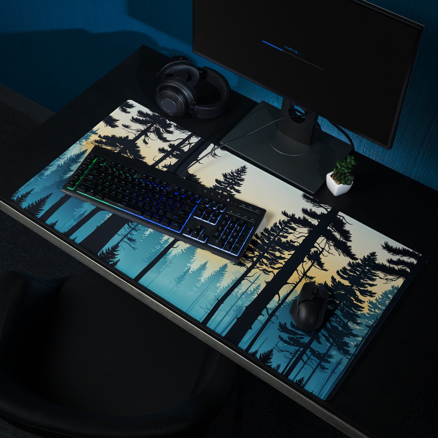 Misty Forest Gaming Mouse Pad