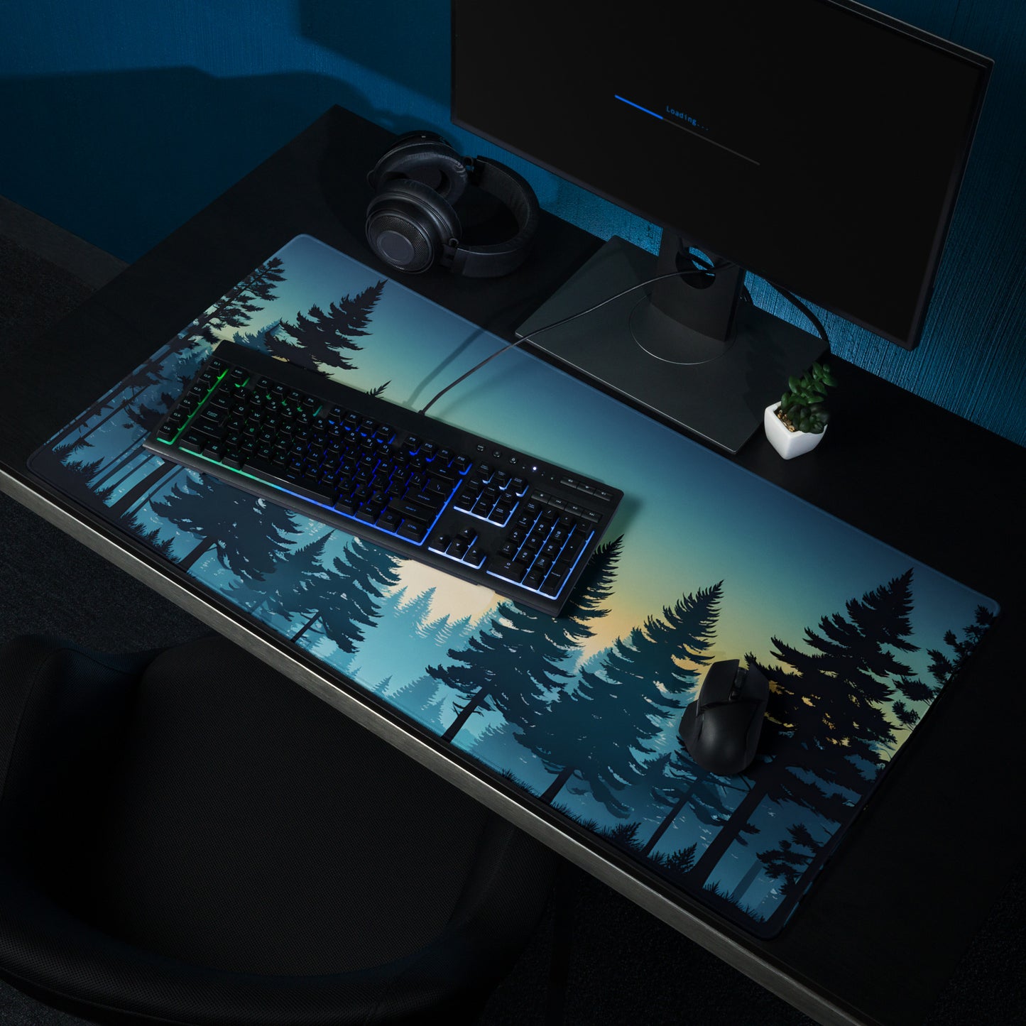 Sunset Forest Gaming Mouse Pad