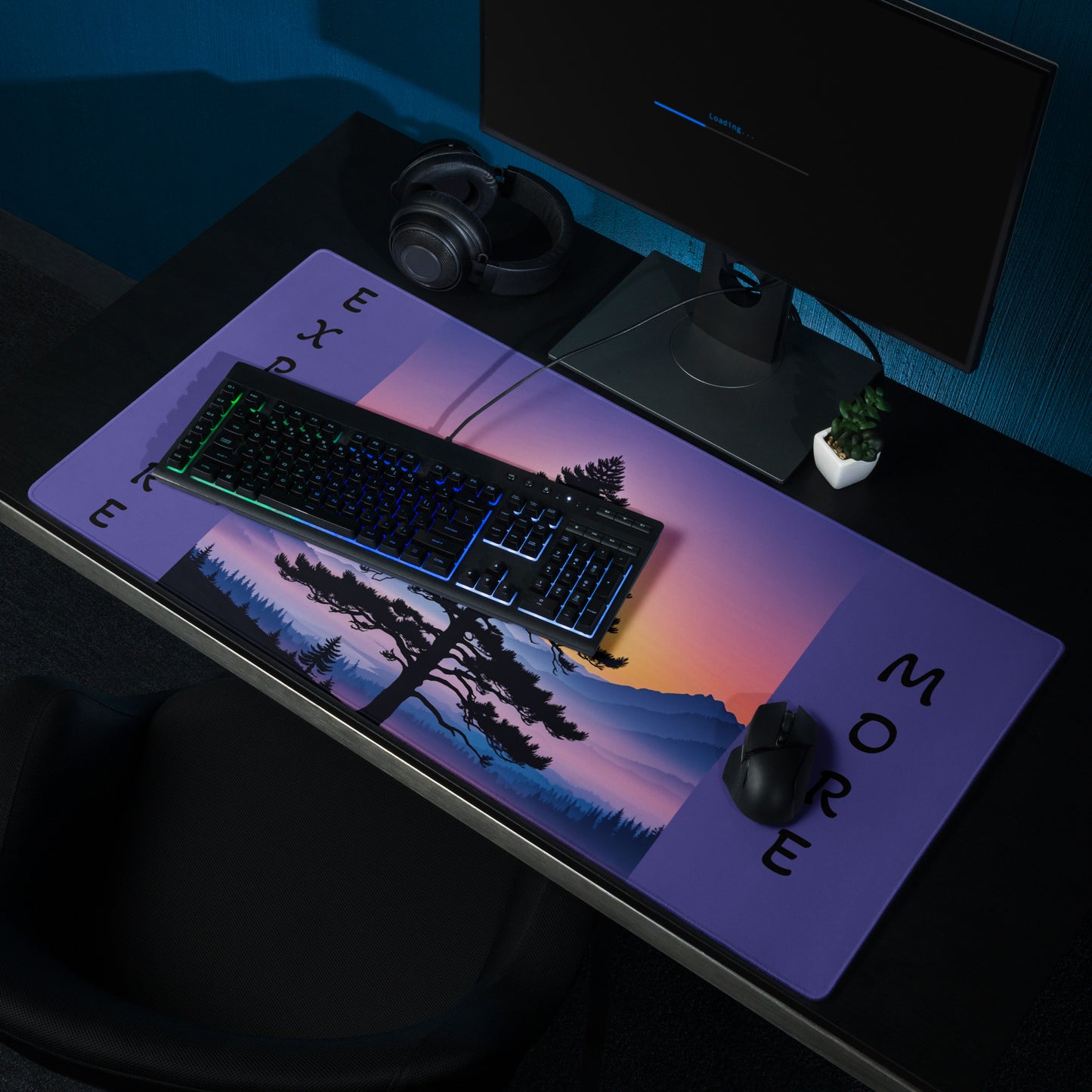 Sunset Tree Gaming Mouse Pad