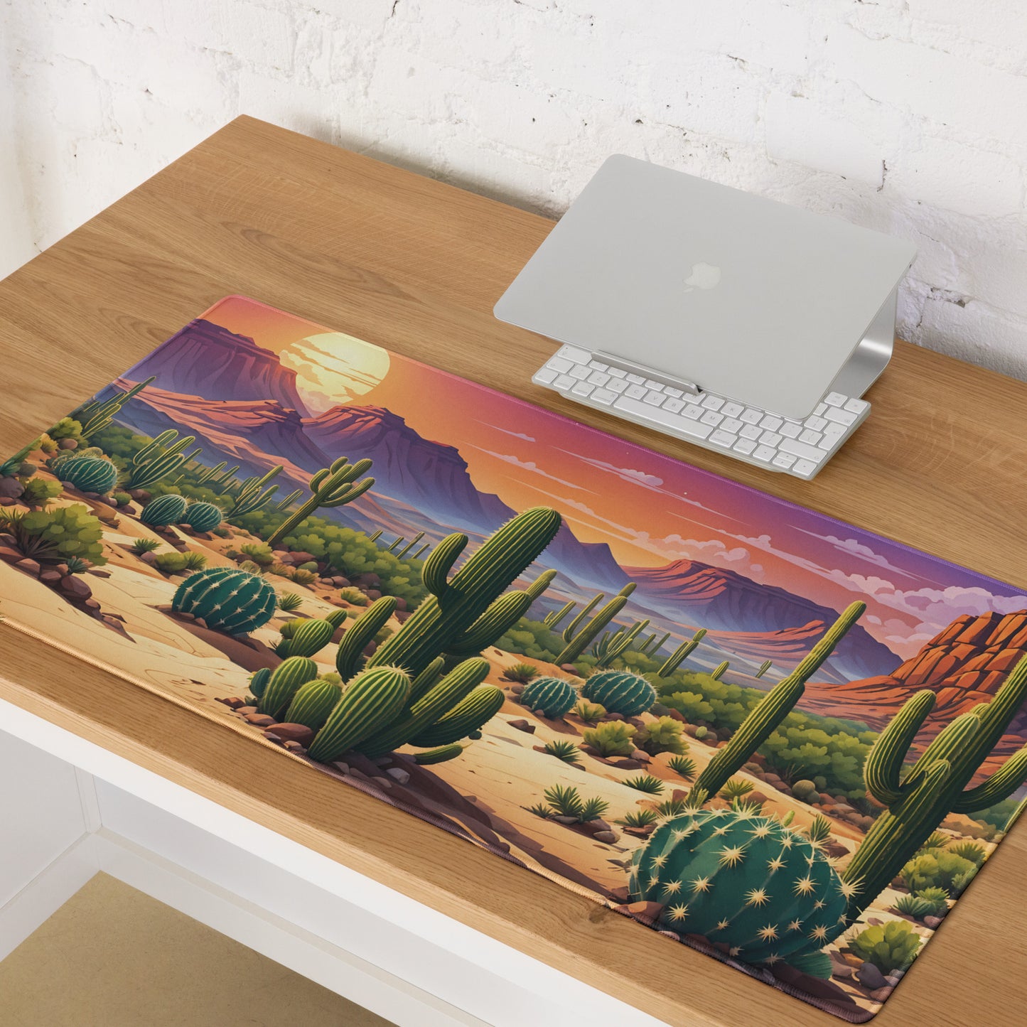 Cactus Desert III Gaming Mouse Pad