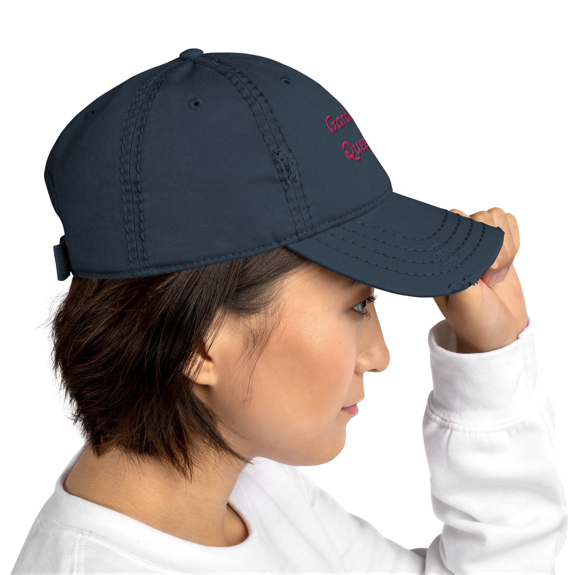 Garden Queen Distressed Hat - Hats - Discovery Co.