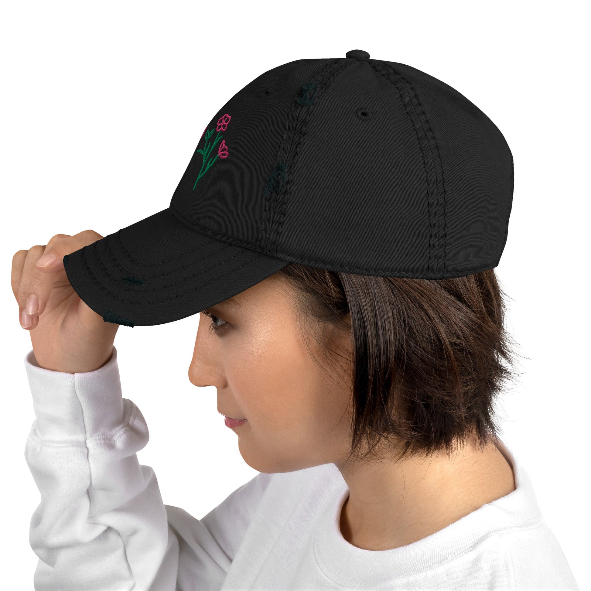 Garden Queen Distressed Hat - Hats - Discovery Co.