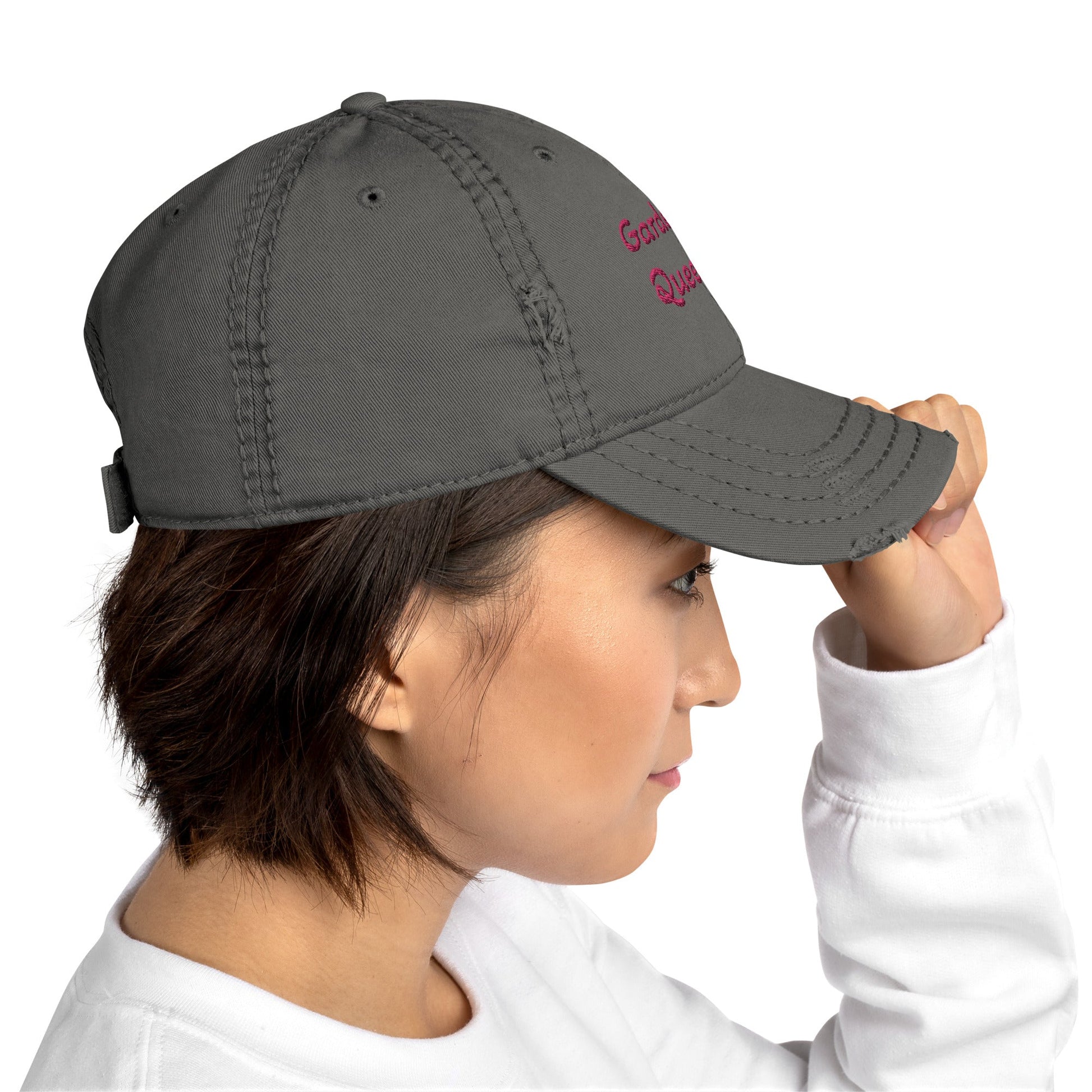 Garden Queen Distressed Hat - Hats - Discovery Co.