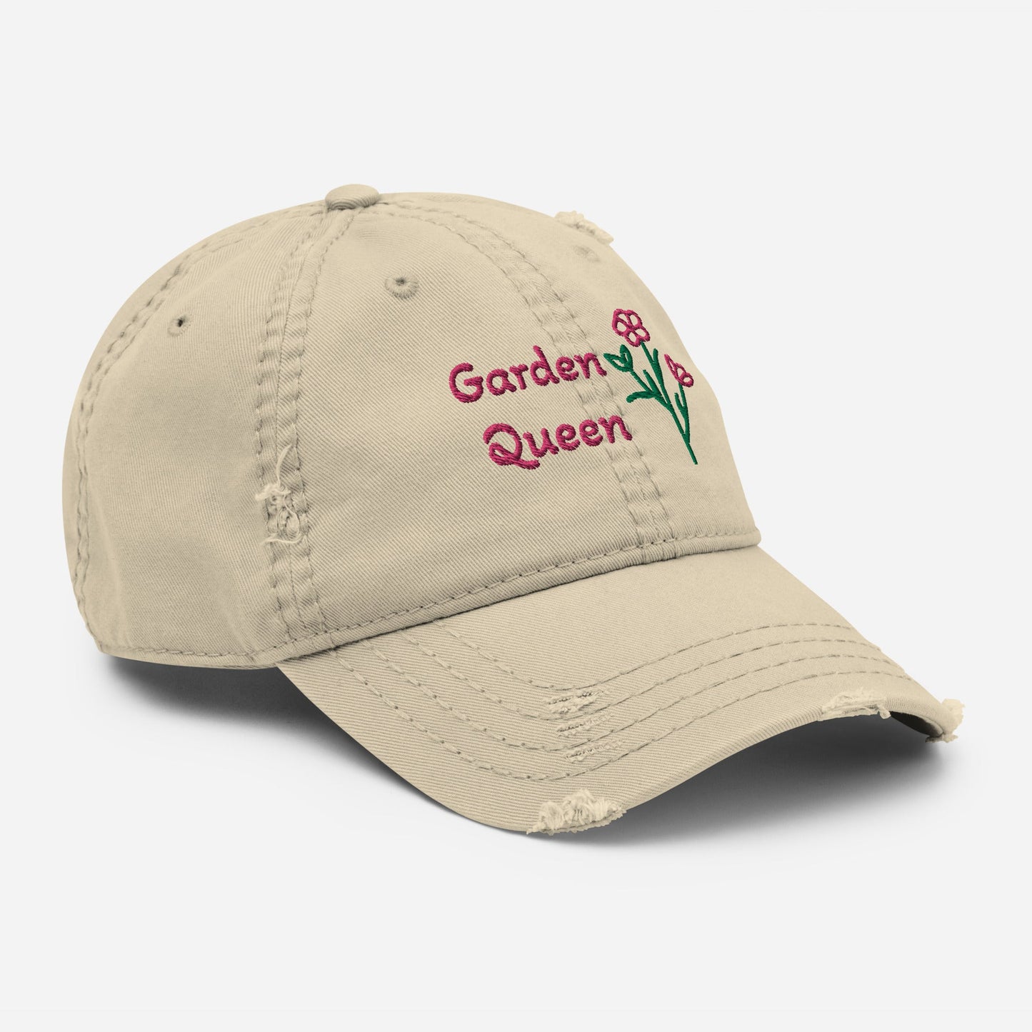 Garden Queen Distressed Hat - Hats - Discovery Co.