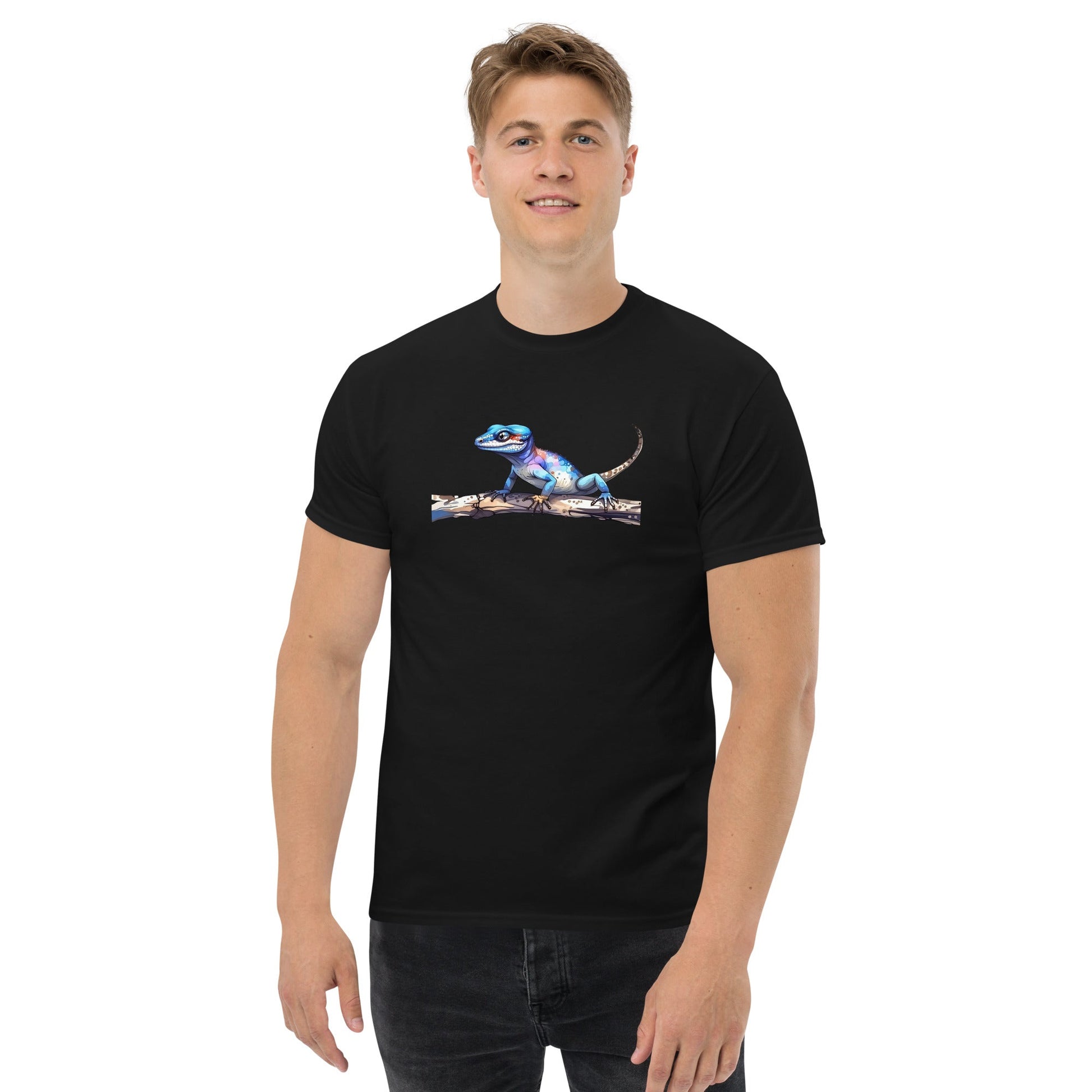 Gecko Watercolor Art Men's (Unisex) Classic Tee - Men's Shirts - Discovery Co.