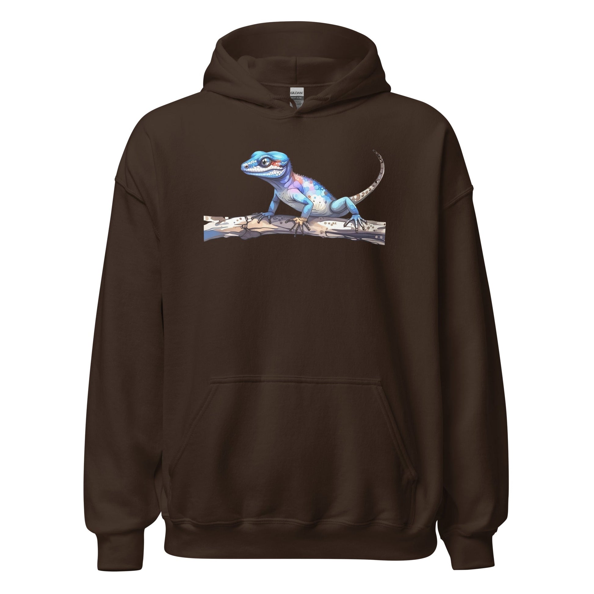 Gecko Watercolor Art Men's (Unisex) Hoodie - Discovery Co.