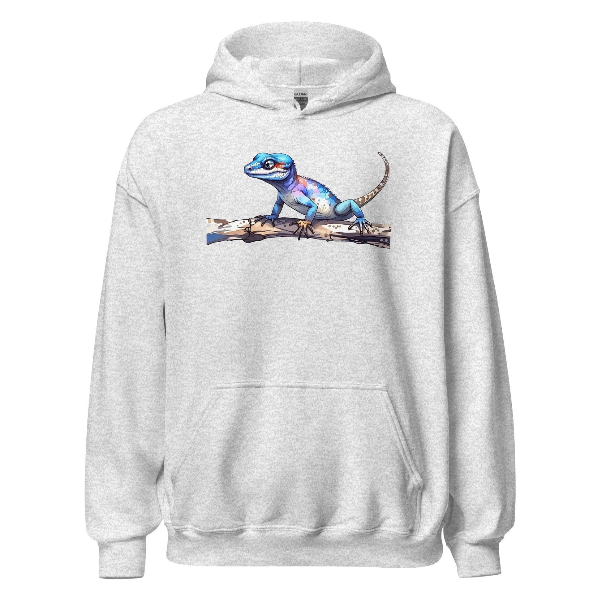 Gecko Watercolor Art Men's (Unisex) Hoodie - Discovery Co.