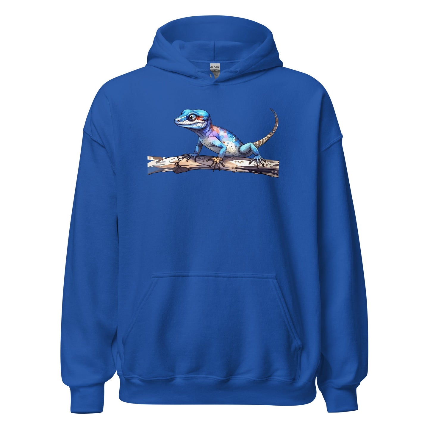 Gecko Watercolor Art Men's (Unisex) Hoodie - Discovery Co.