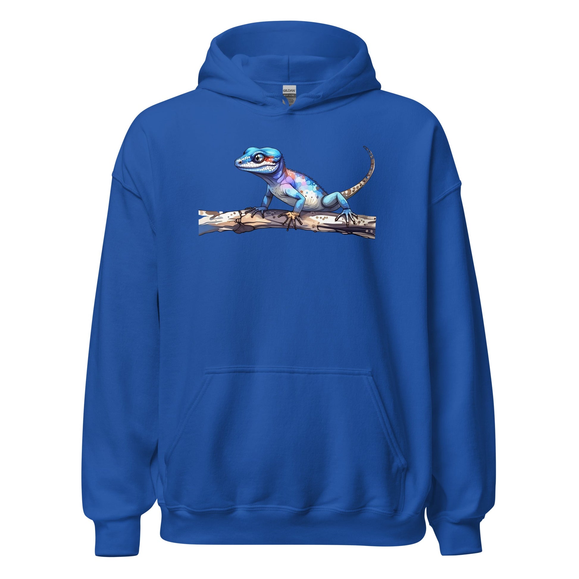 Gecko Watercolor Art Men's (Unisex) Hoodie - Discovery Co.