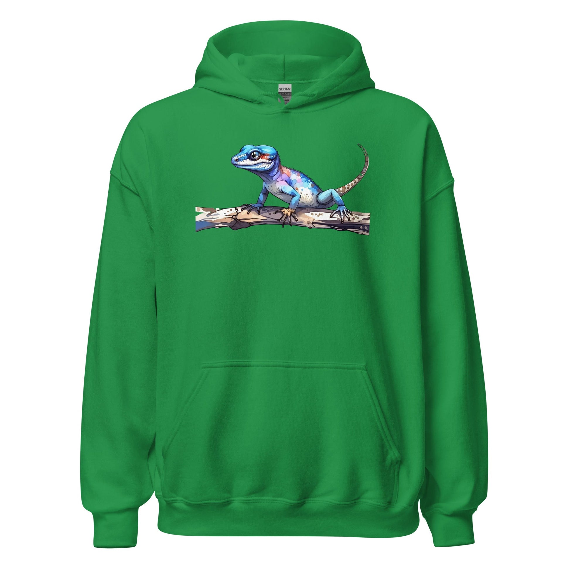 Gecko Watercolor Art Men's (Unisex) Hoodie - Discovery Co.