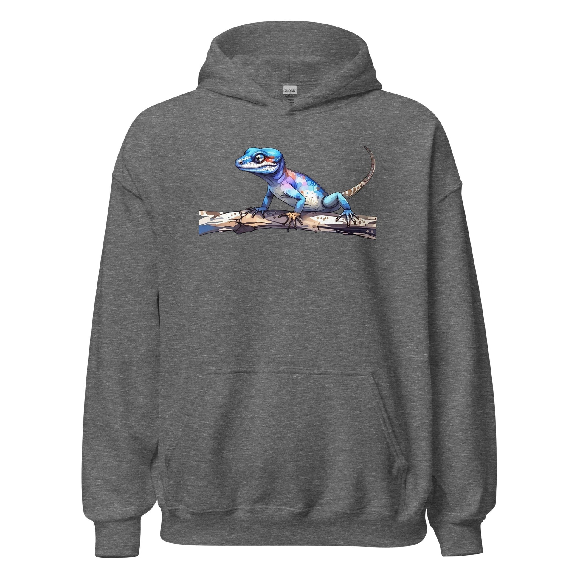 Gecko Watercolor Art Men's (Unisex) Hoodie - Discovery Co.