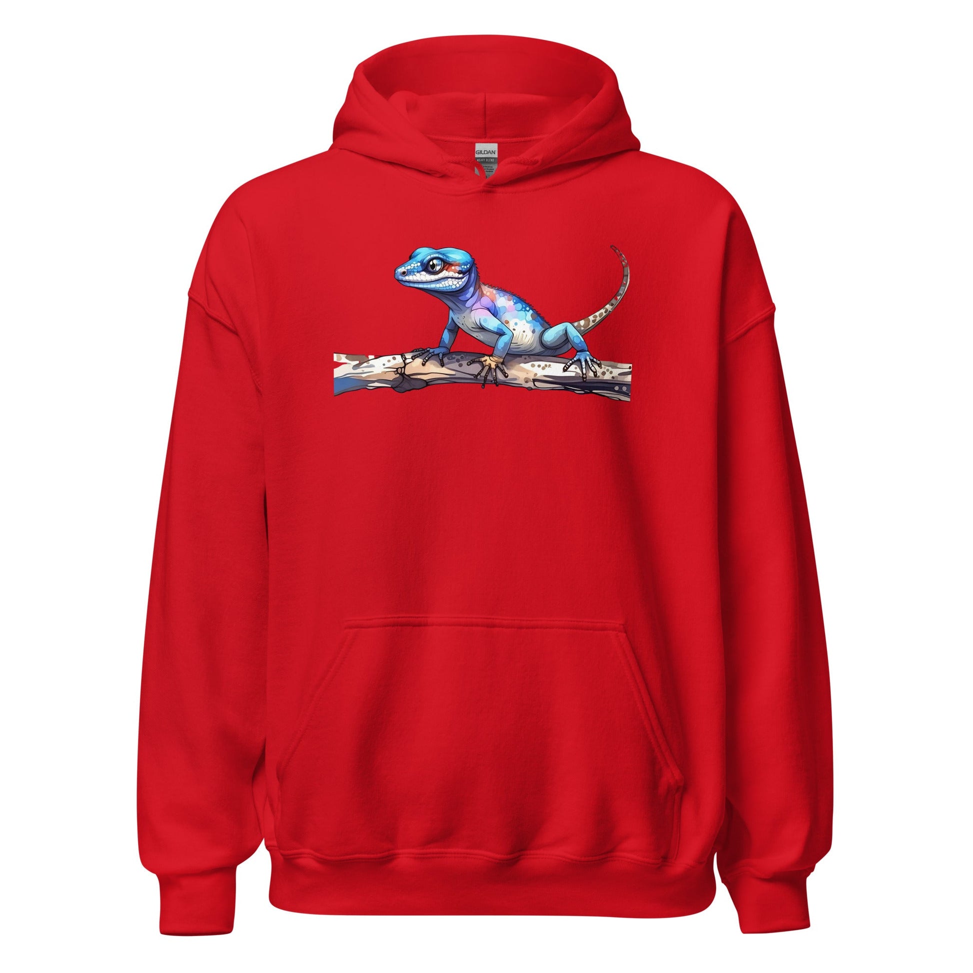 Gecko Watercolor Art Men's (Unisex) Hoodie - Discovery Co.