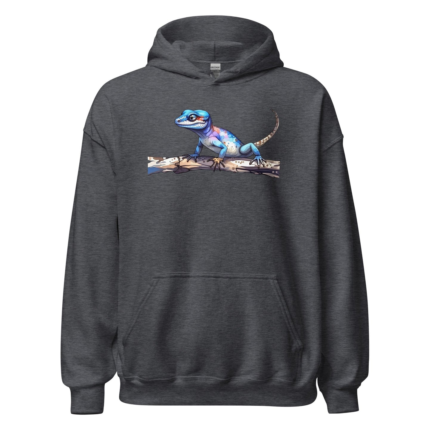 Gecko Watercolor Art Men's (Unisex) Hoodie - Discovery Co.