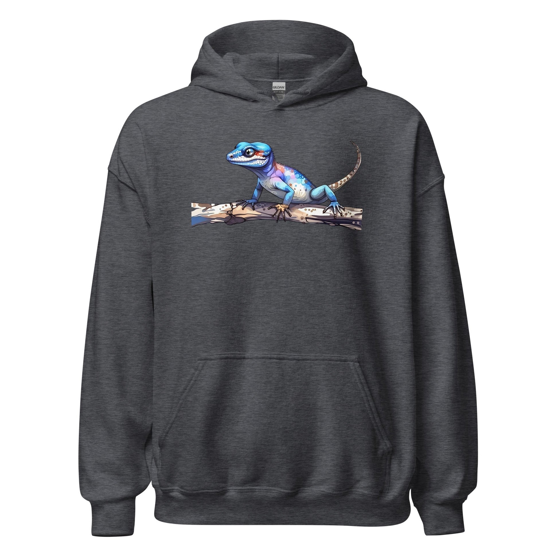 Gecko Watercolor Art Men's (Unisex) Hoodie - Discovery Co.