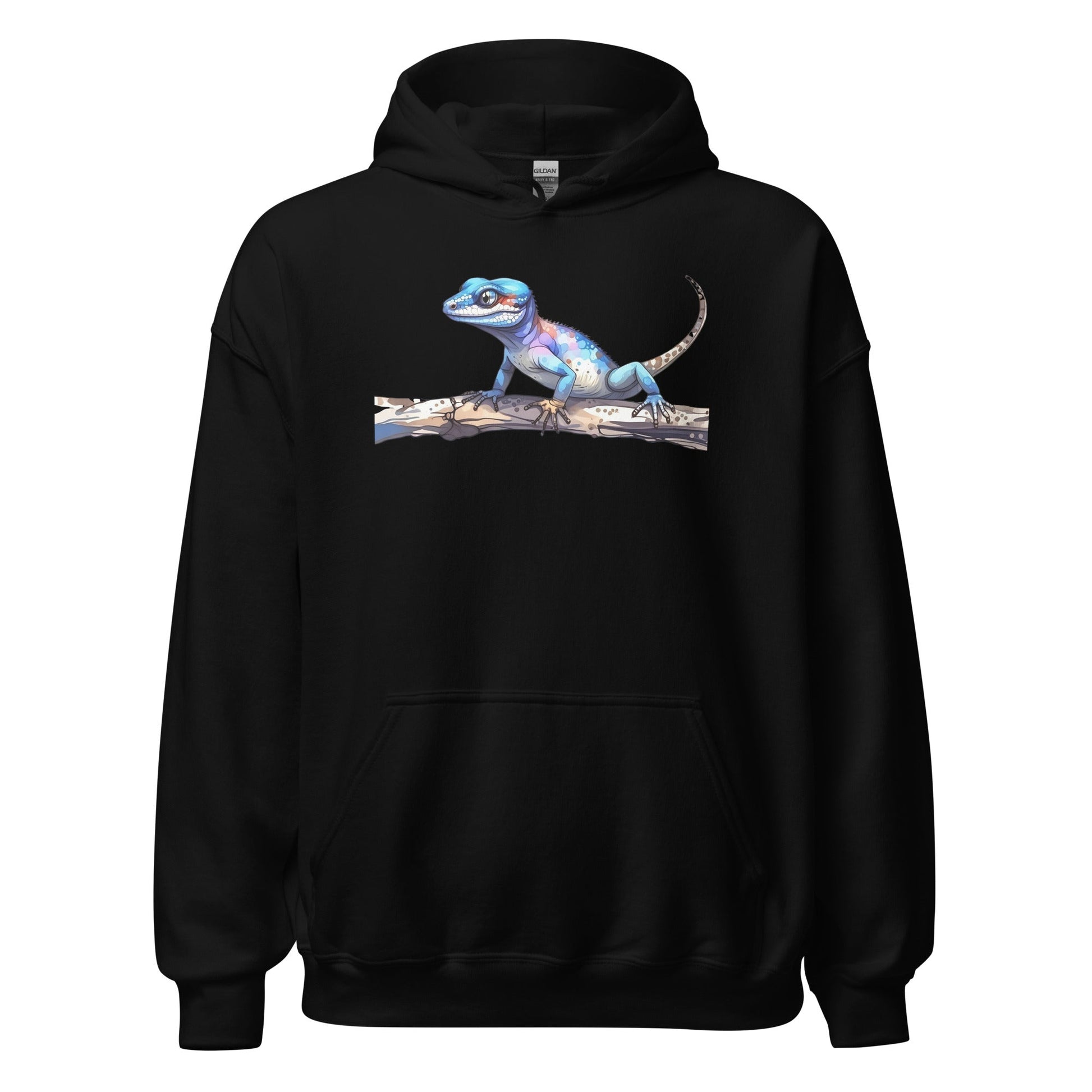 Gecko Watercolor Art Men's (Unisex) Hoodie - Discovery Co.