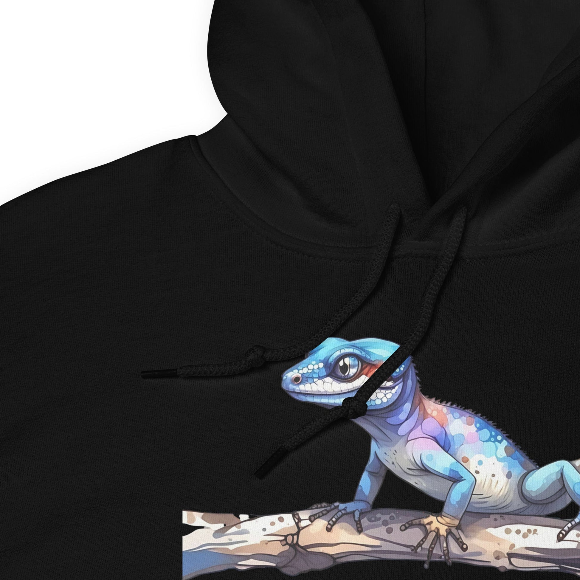 Gecko Watercolor Art Men's (Unisex) Hoodie - Hoodies - Discovery Co.