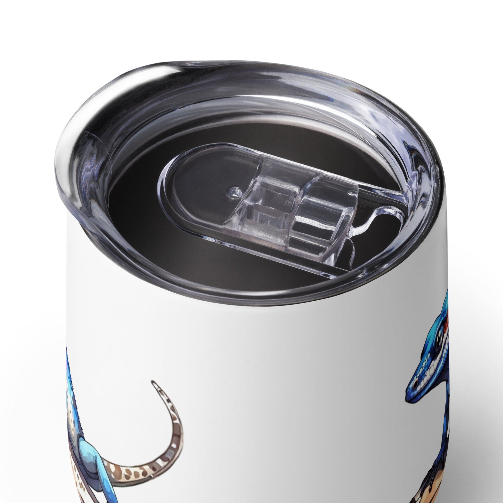 Gecko Watercolor Art Stainless Steel Wine Tumbler - Steel Tumbler - Discovery Co.