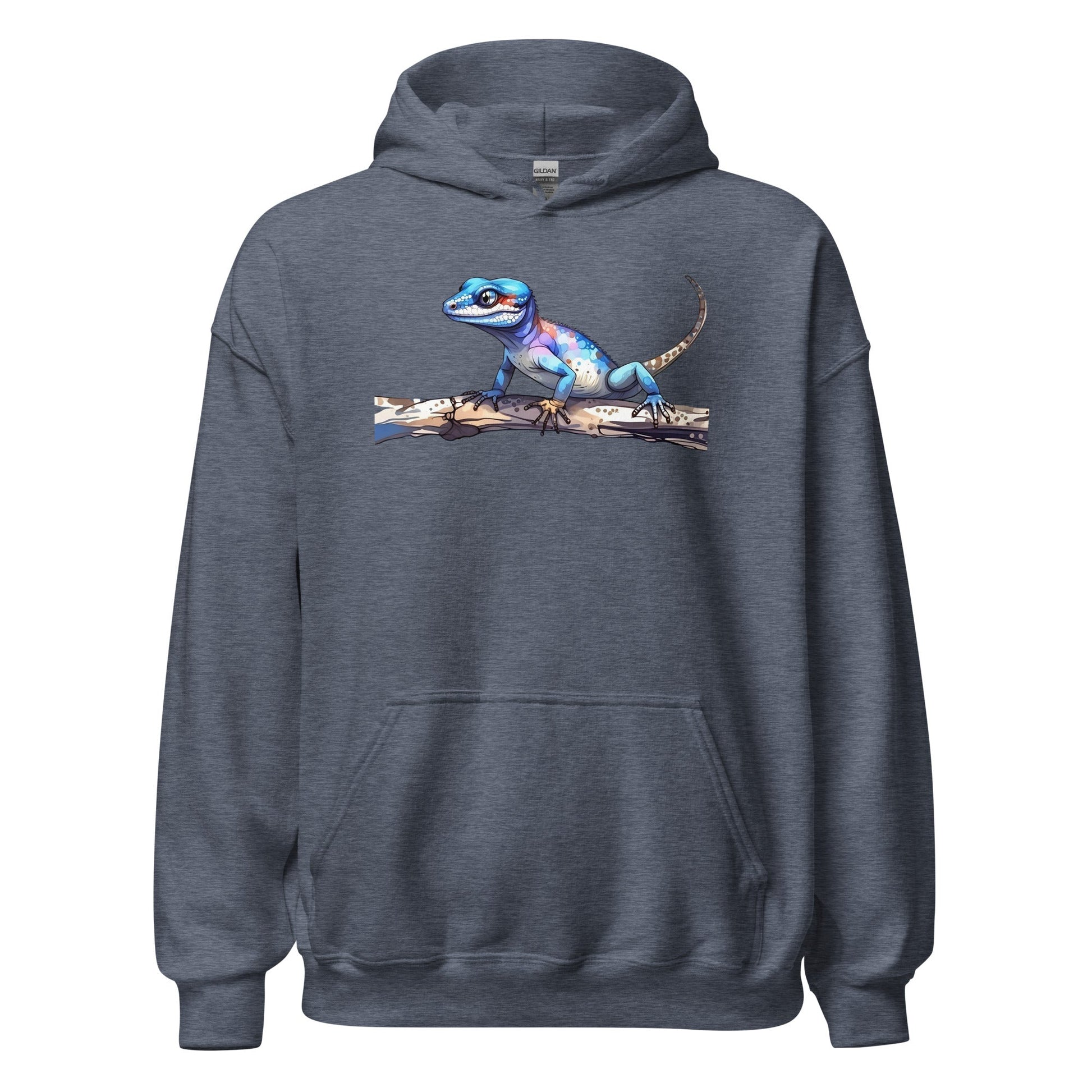 Gecko Watercolor Art Women's (Unisex) Hoodie - Hoodies - Discovery Co.