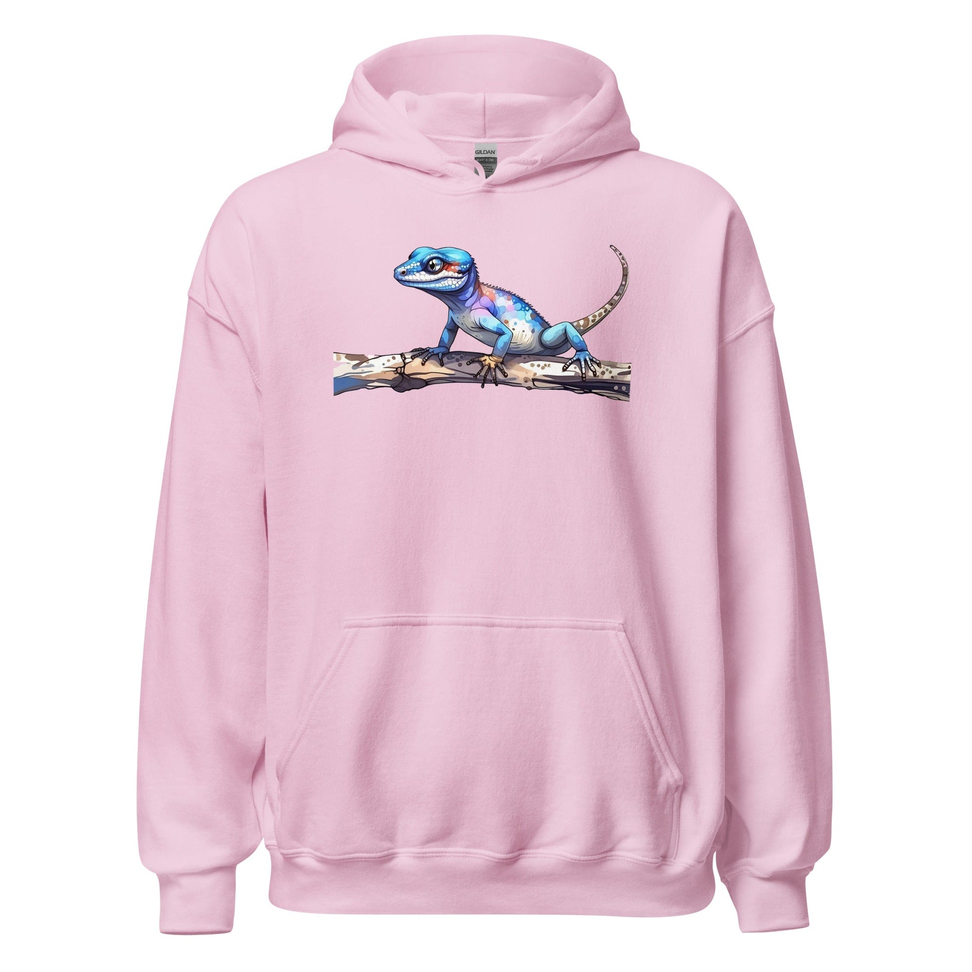 Gecko Watercolor Art Women's (Unisex) Hoodie - Hoodies - Discovery Co.