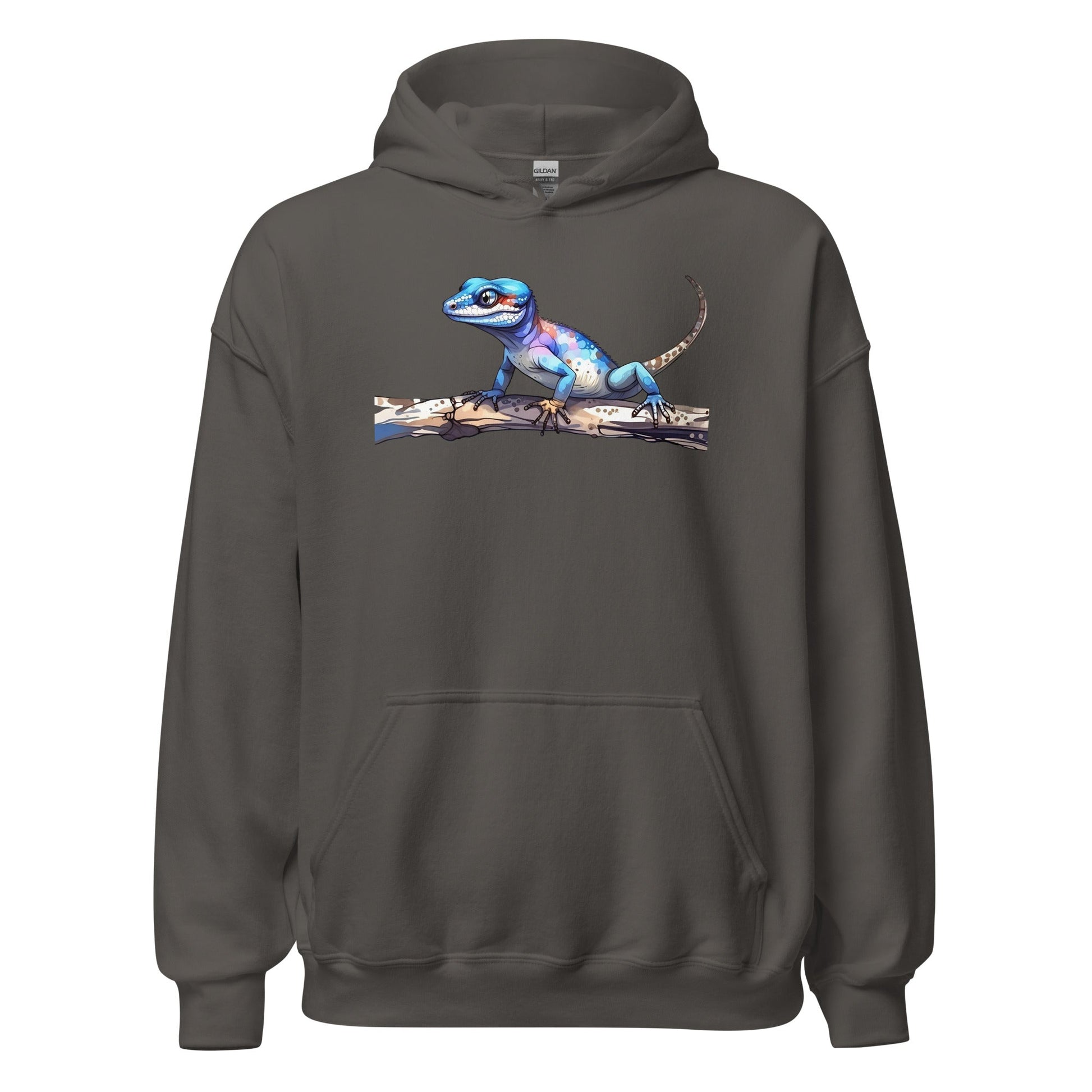 Gecko Watercolor Art Women's (Unisex) Hoodie - Hoodies - Discovery Co.