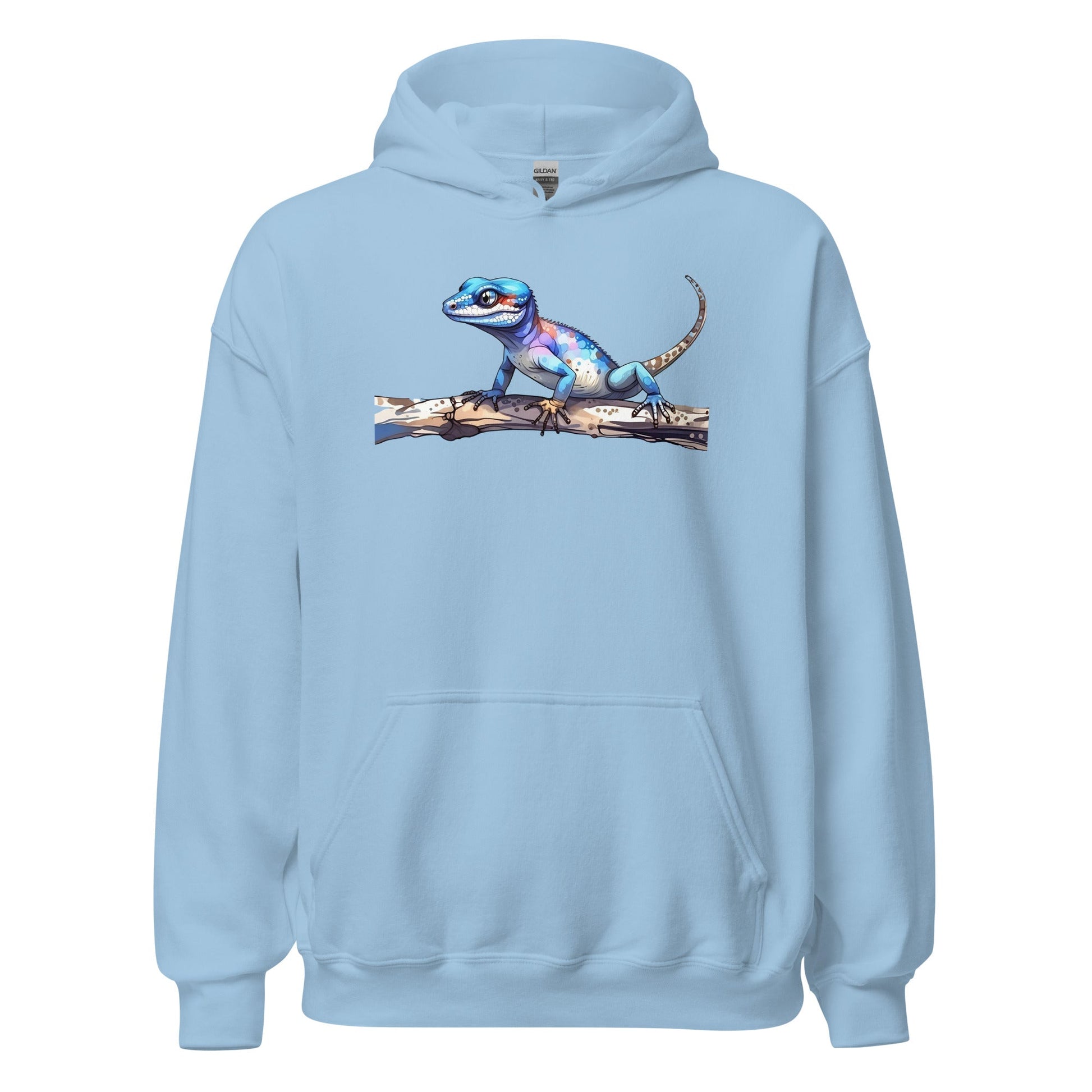 Gecko Watercolor Art Women's (Unisex) Hoodie - Hoodies - Discovery Co.