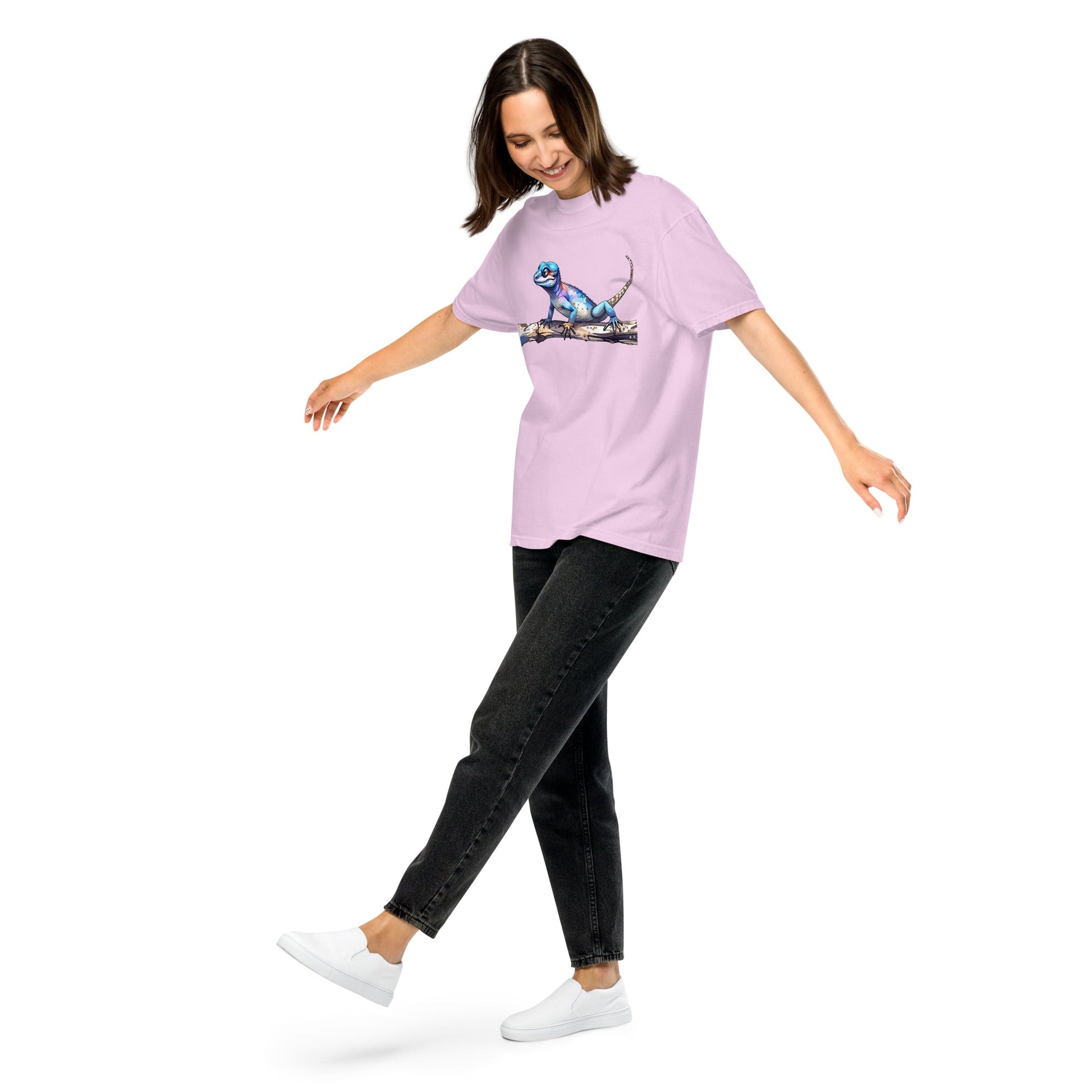 Gecko Watercolor Art Women's (Unisex) Premium Tee - Women's Shirts - Discovery Co.