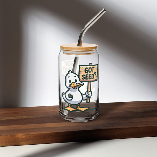 Got Seed? Can - Shaped Glass - Can - Shaped Glass - Discovery Co.