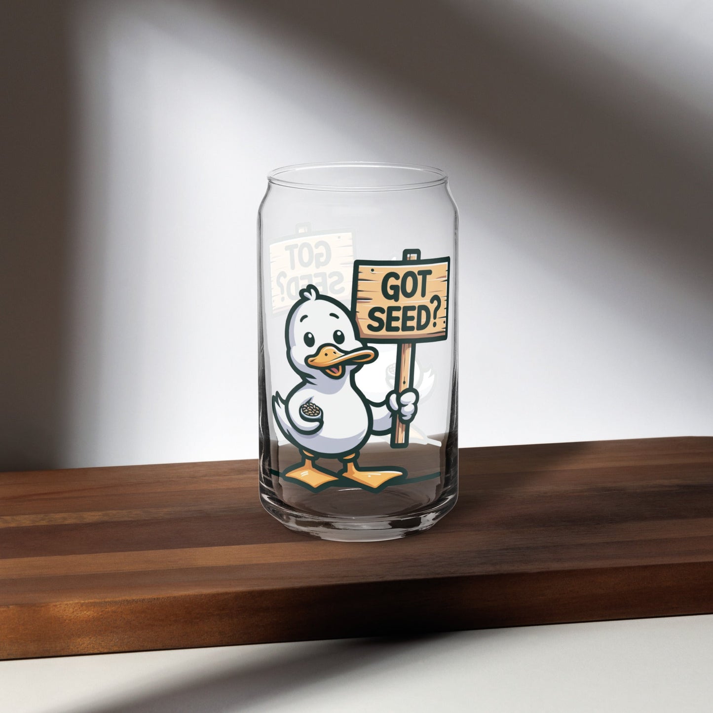 Got Seed? Can - Shaped Glass - Can - Shaped Glass - Discovery Co.