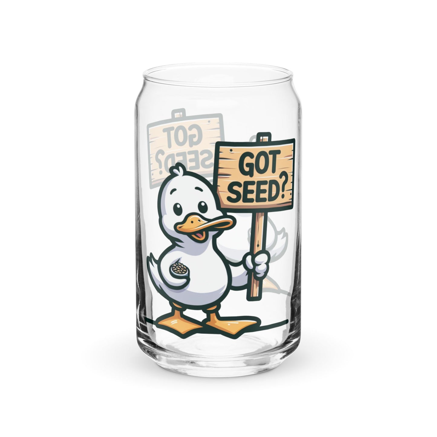 Got Seed? Can - Shaped Glass - Can - Shaped Glass - Discovery Co.