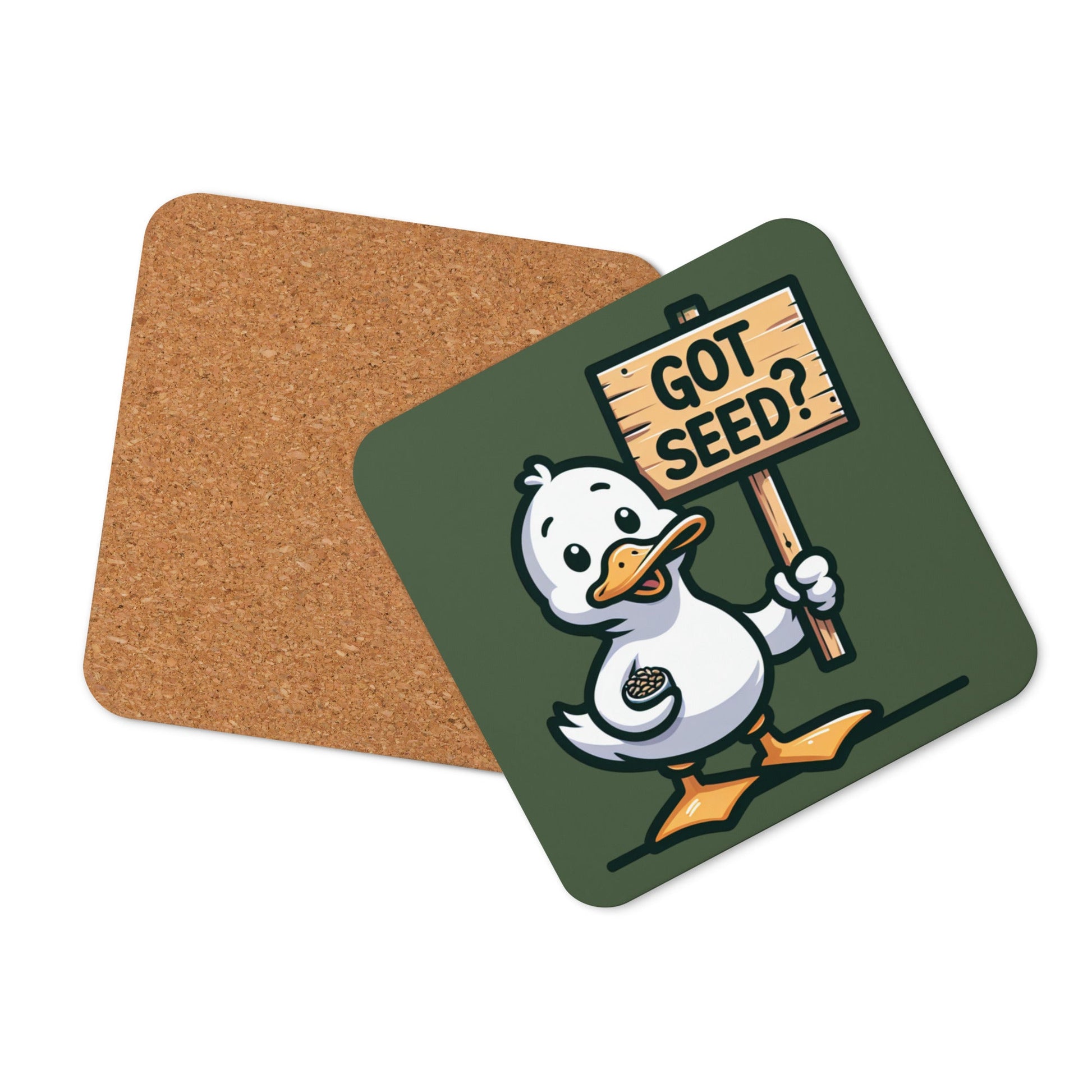 Got Seed? Cork - Back Coaster - Coasters - Discovery Co.