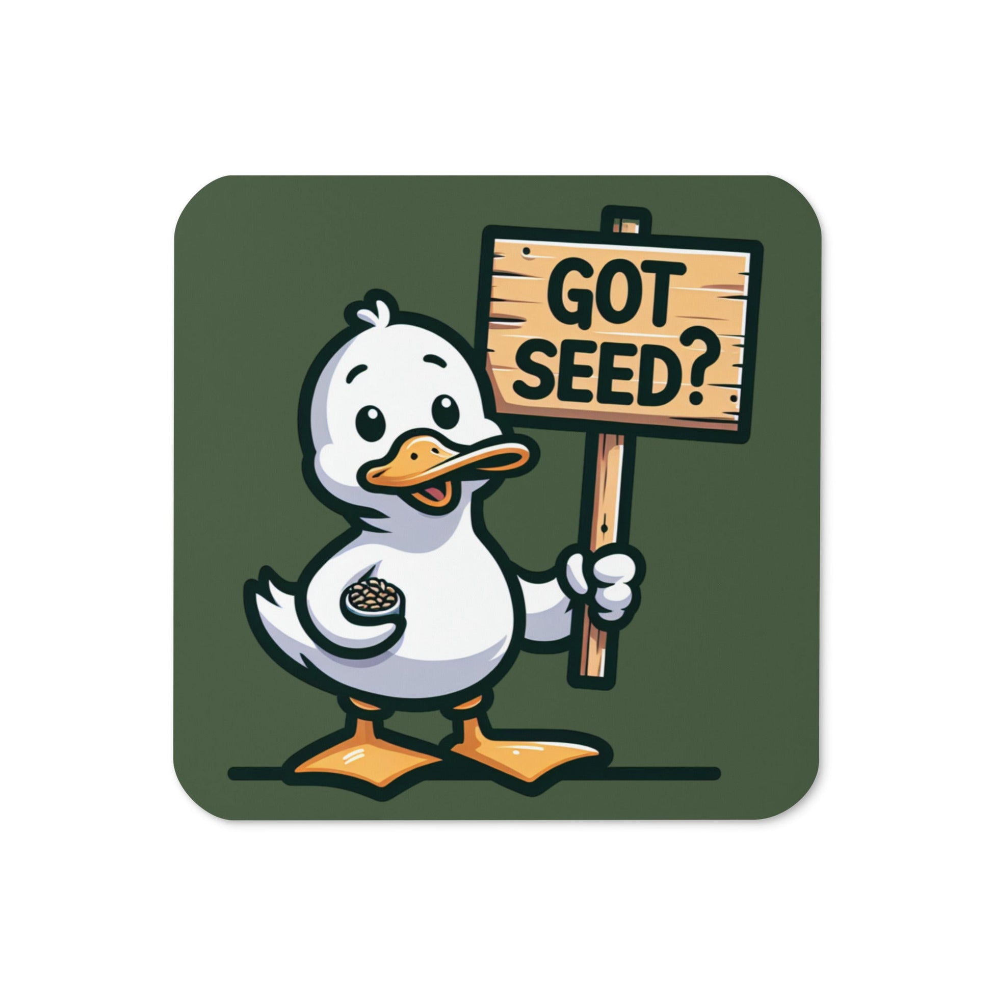 Got Seed? Cork - Back Coaster - Coasters - Discovery Co.