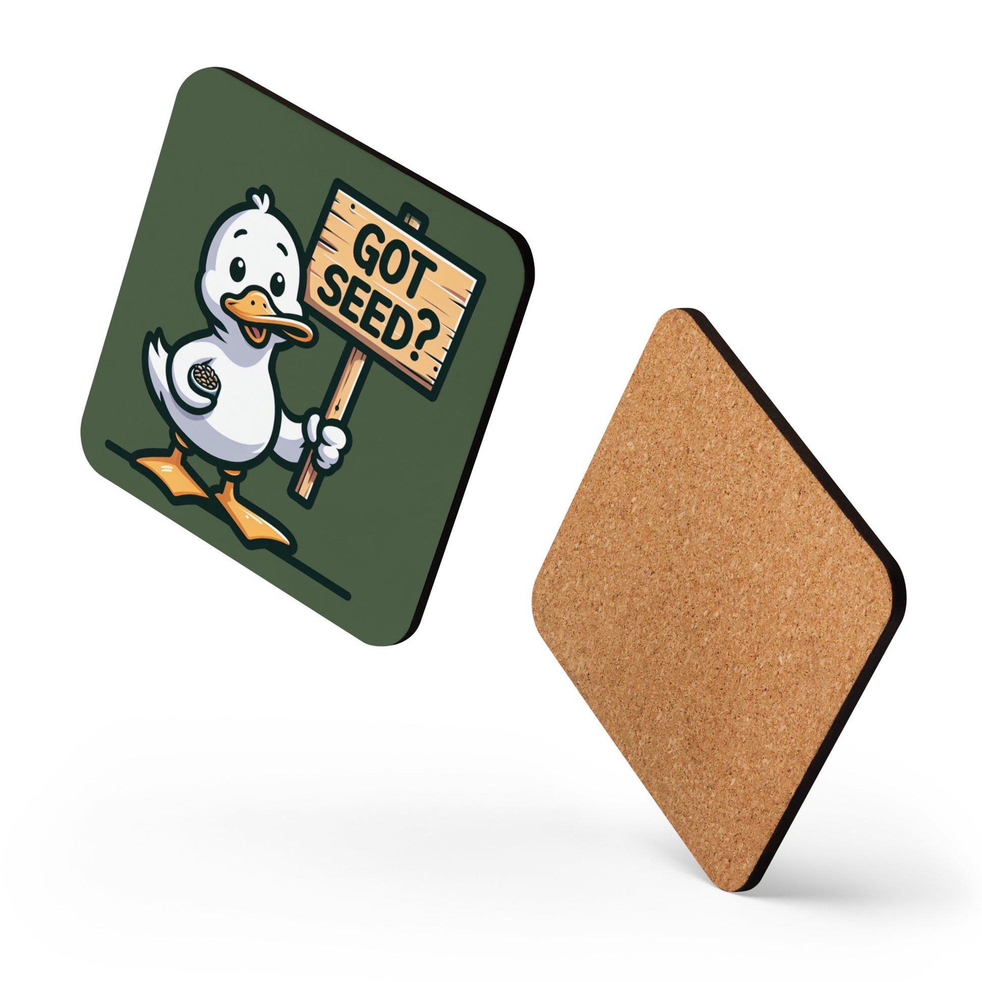 Got Seed? Cork - Back Coaster - Coasters - Discovery Co.