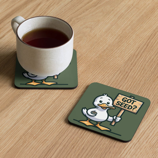 Got Seed? Cork - Back Coaster - Coasters - Discovery Co.